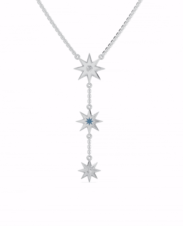 Platinized Sterling Silver