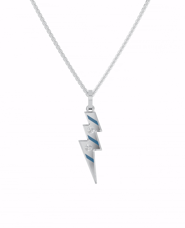 Platinized Sterling Silver