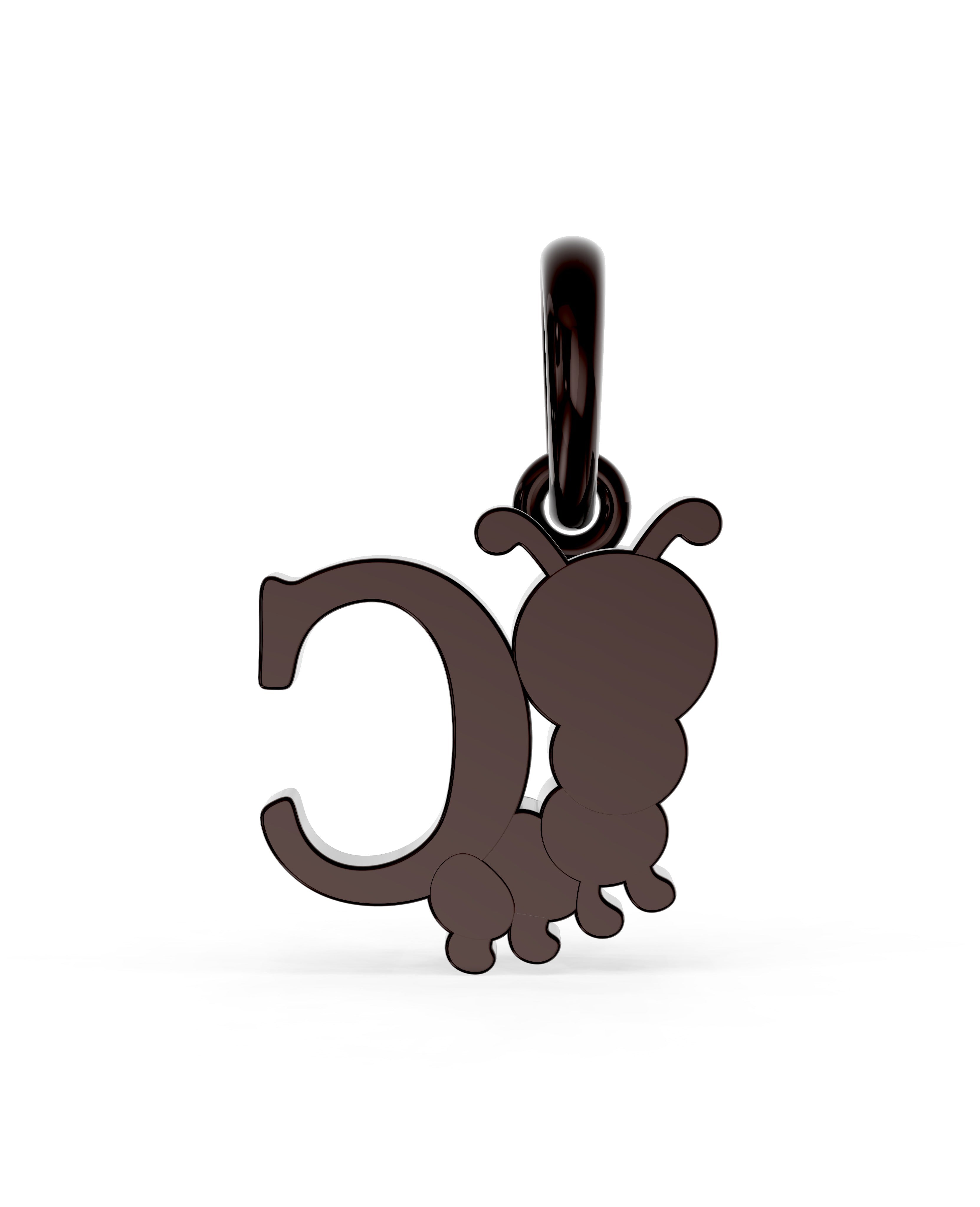 Ruthenium Plated Sterling Silver