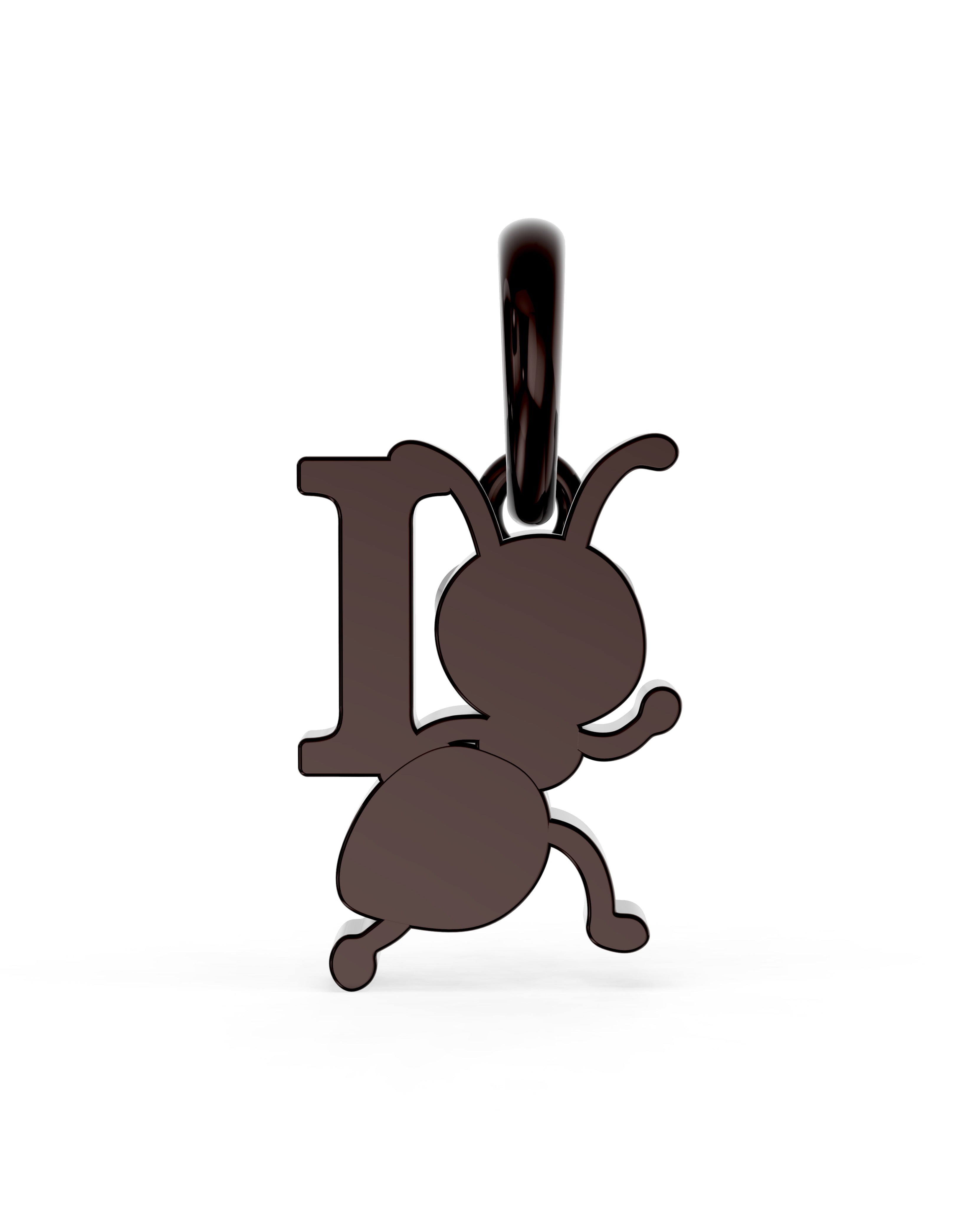 Ruthenium Plated Sterling Silver