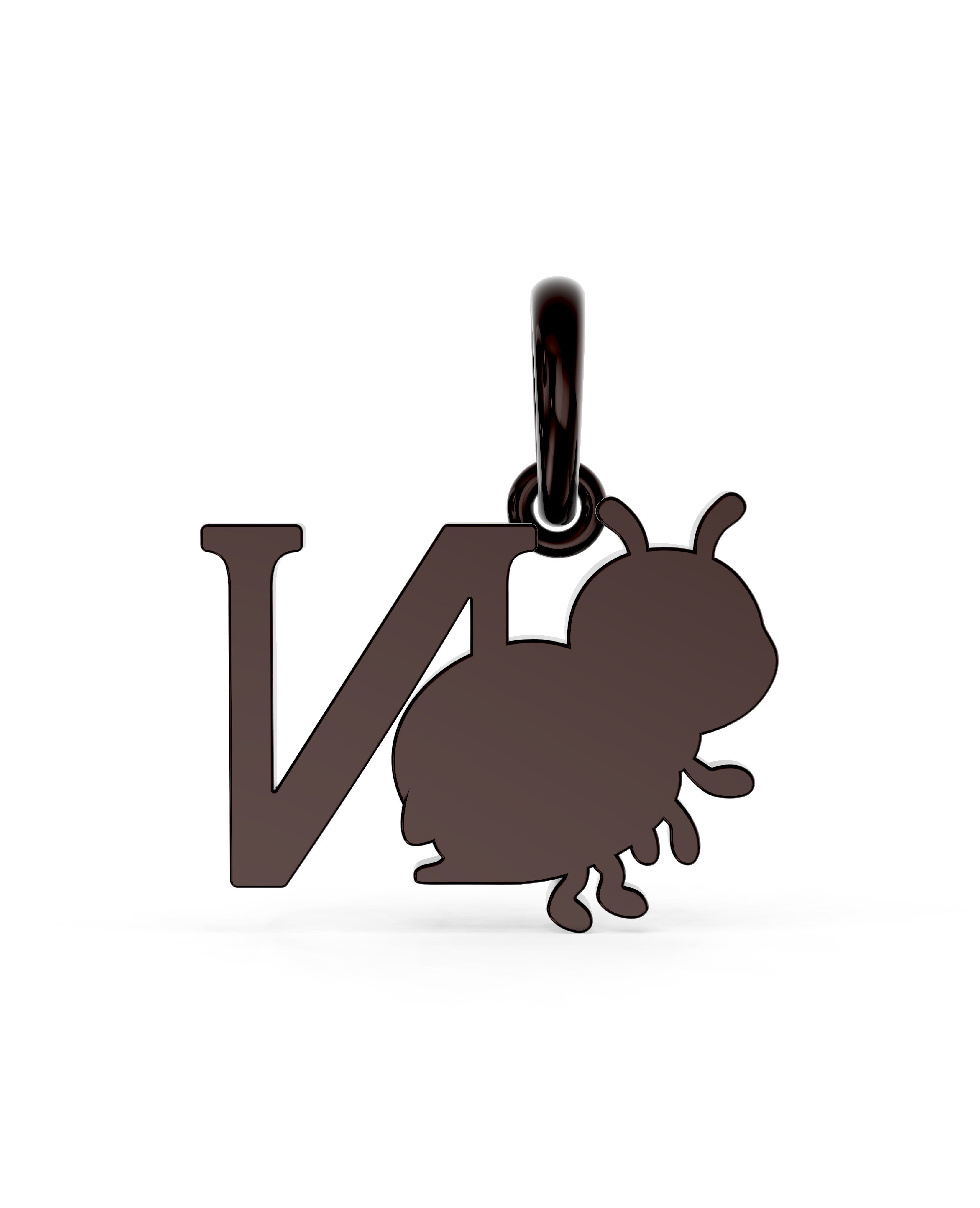 Ruthenium Plated Sterling Silver