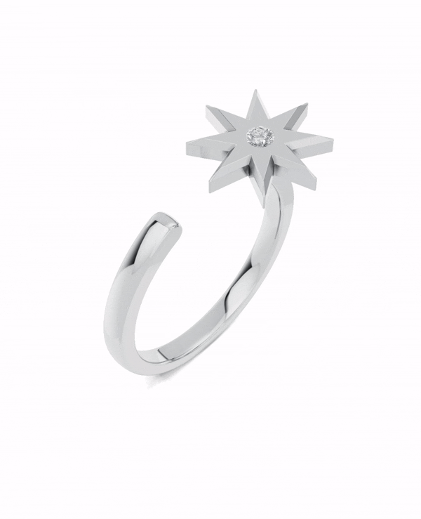 Platinized Sterling Silver