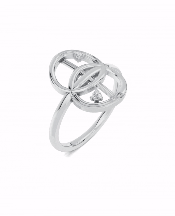 Platinized Sterling Silver