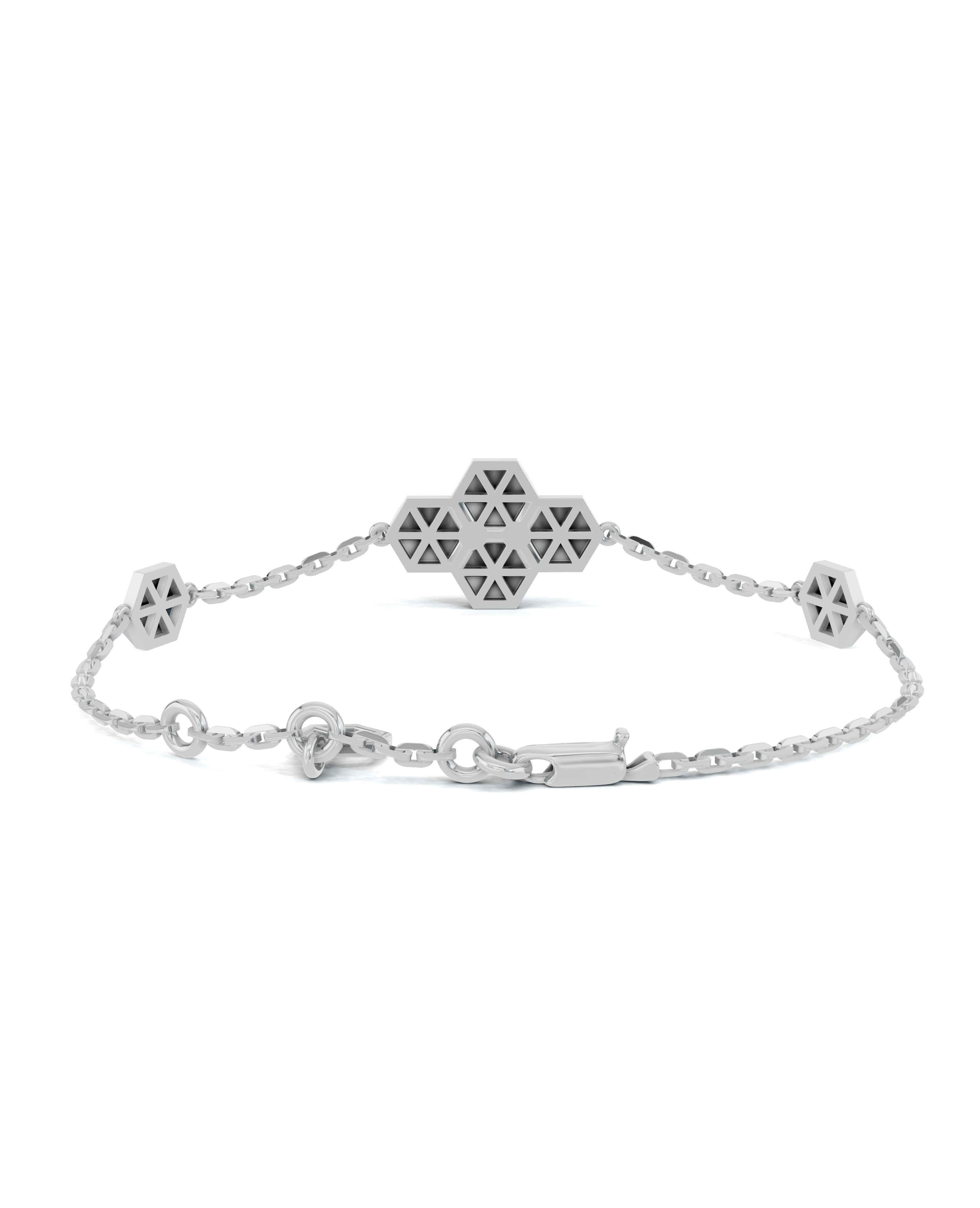 Platinized Sterling Silver