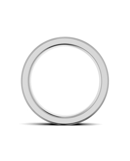 Luxury Titanium Lab-Grown Diamond Ring