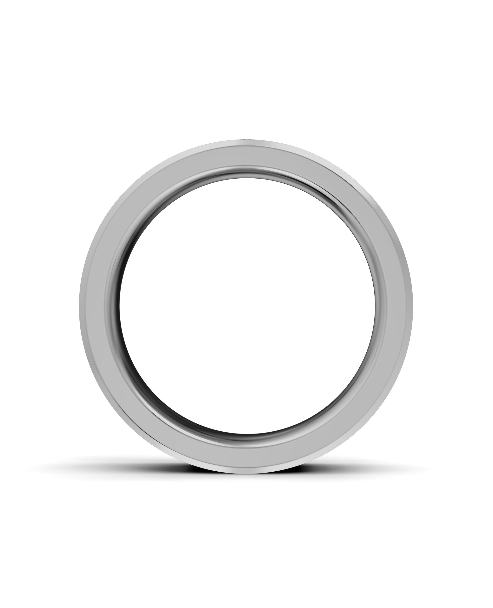 Luxury Titanium Lab-Grown Diamond Ring