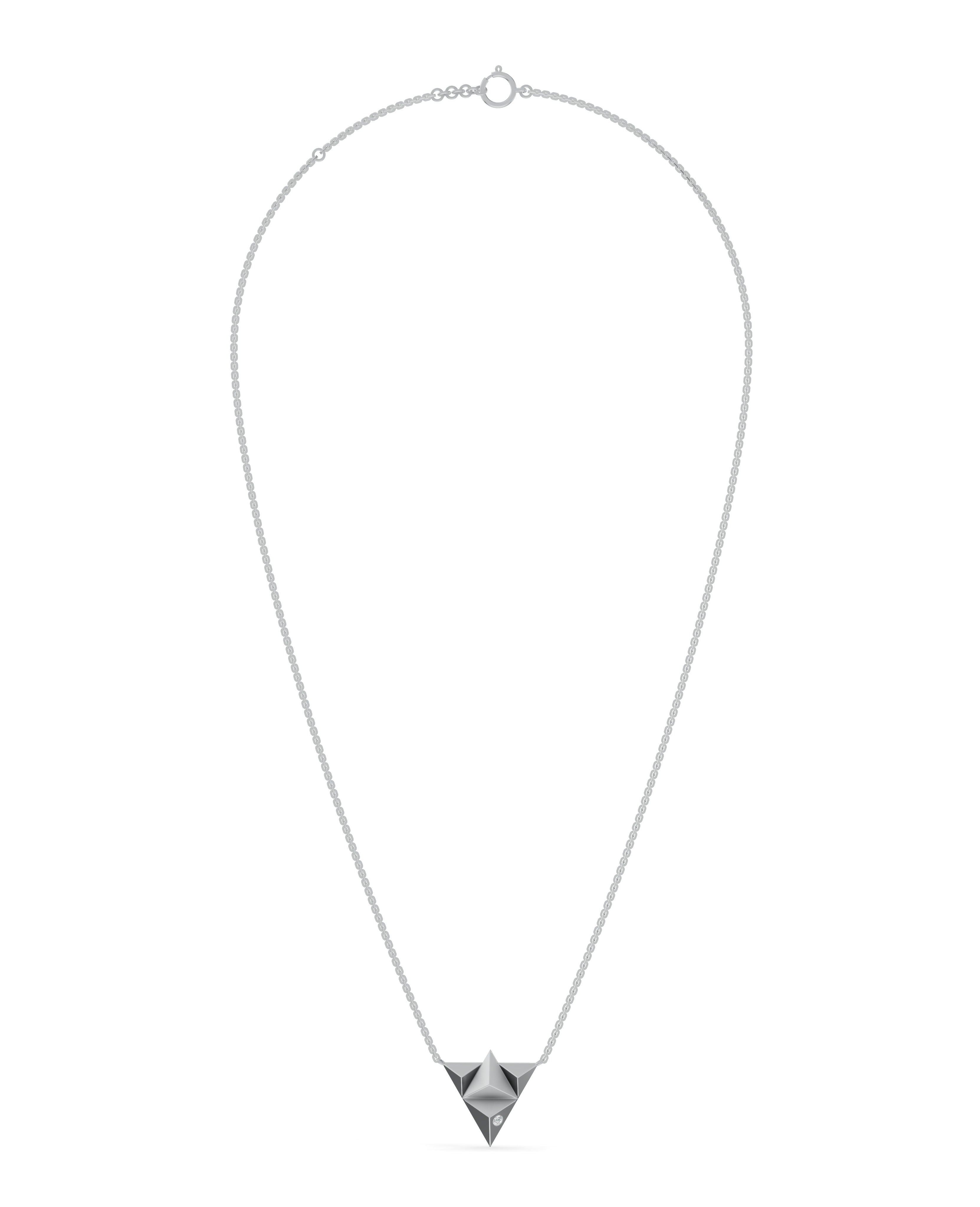 Platinized Sterling Silver