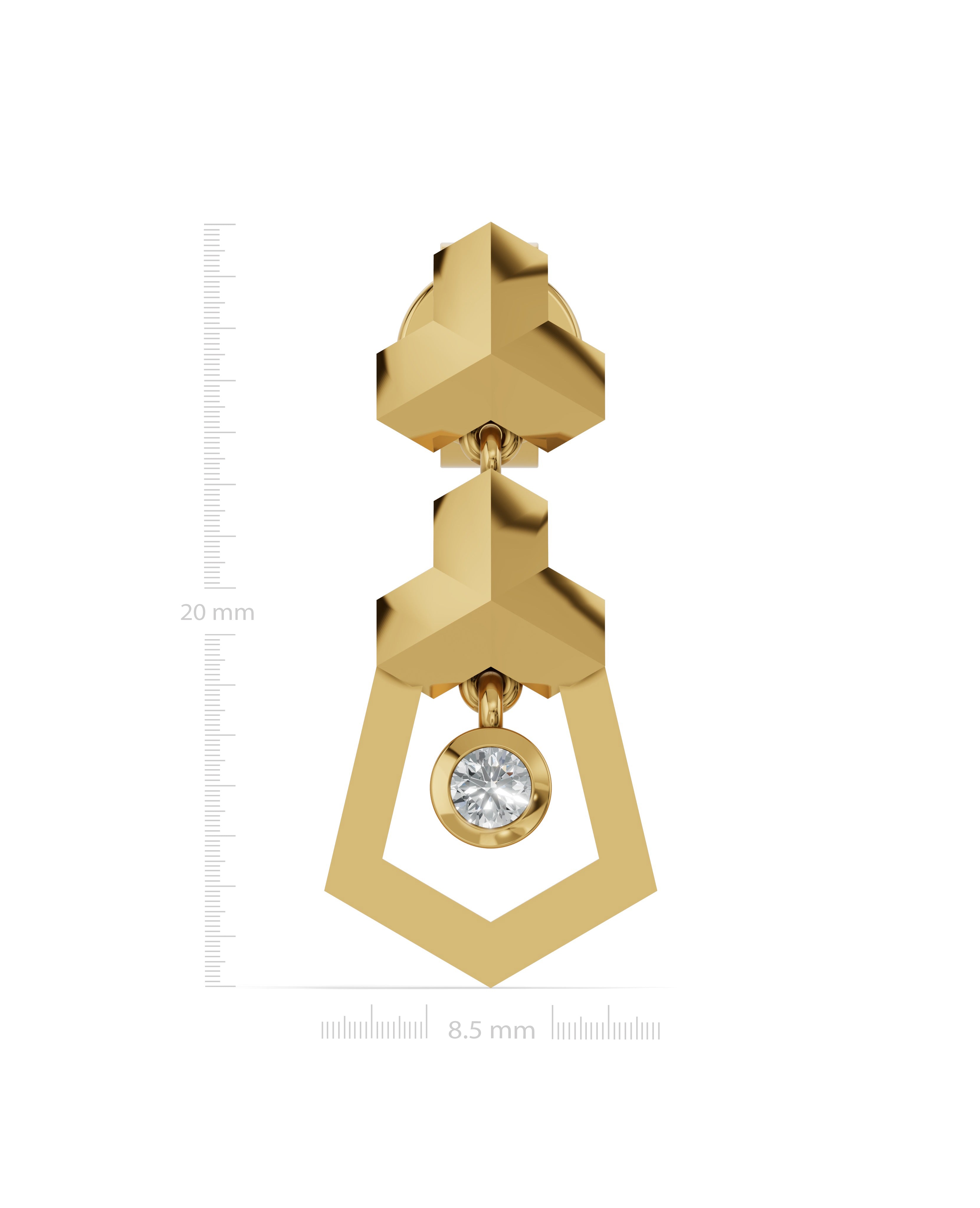 18K Vermeil Plated Sterling Silver