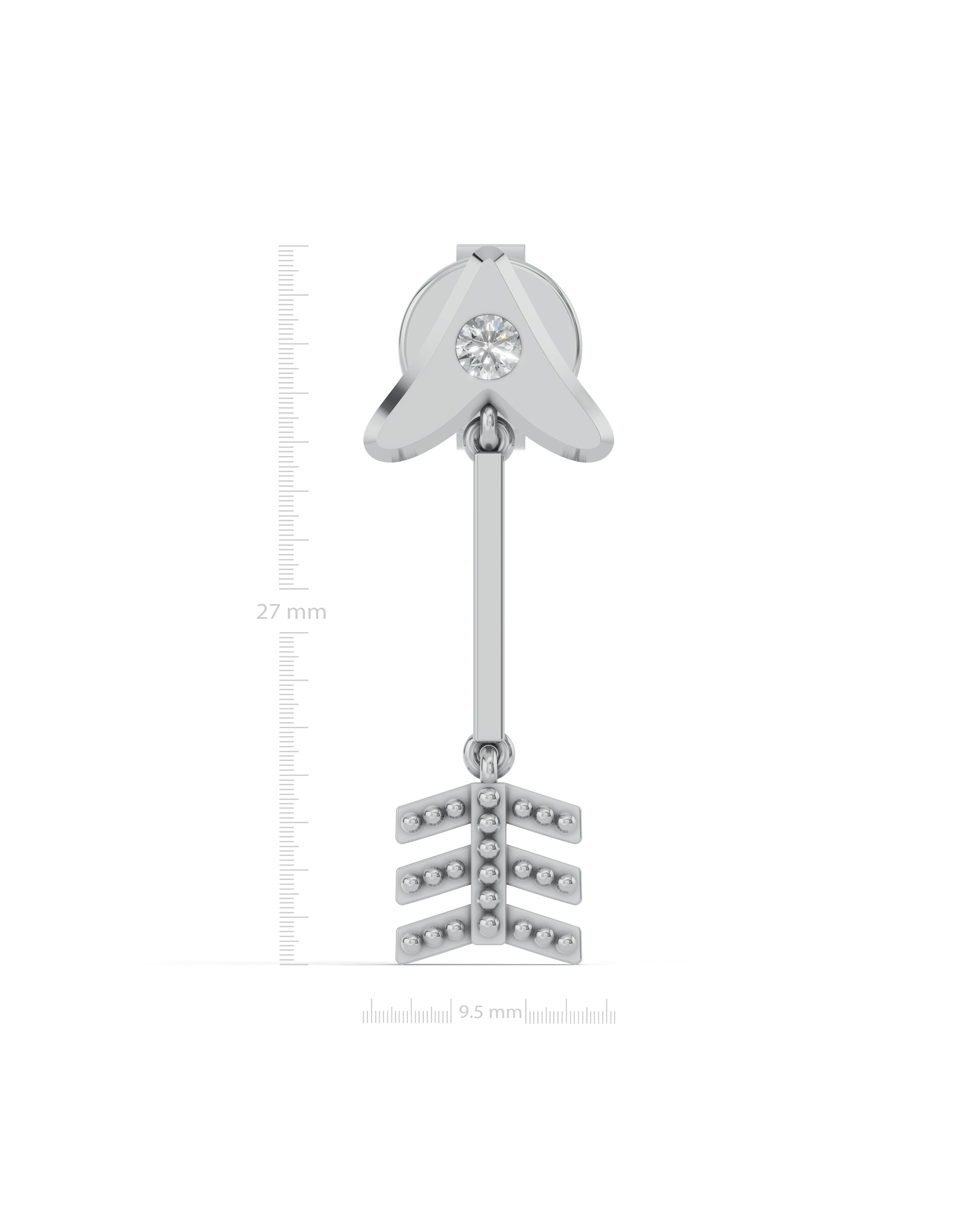 Platinized Sterling Silver