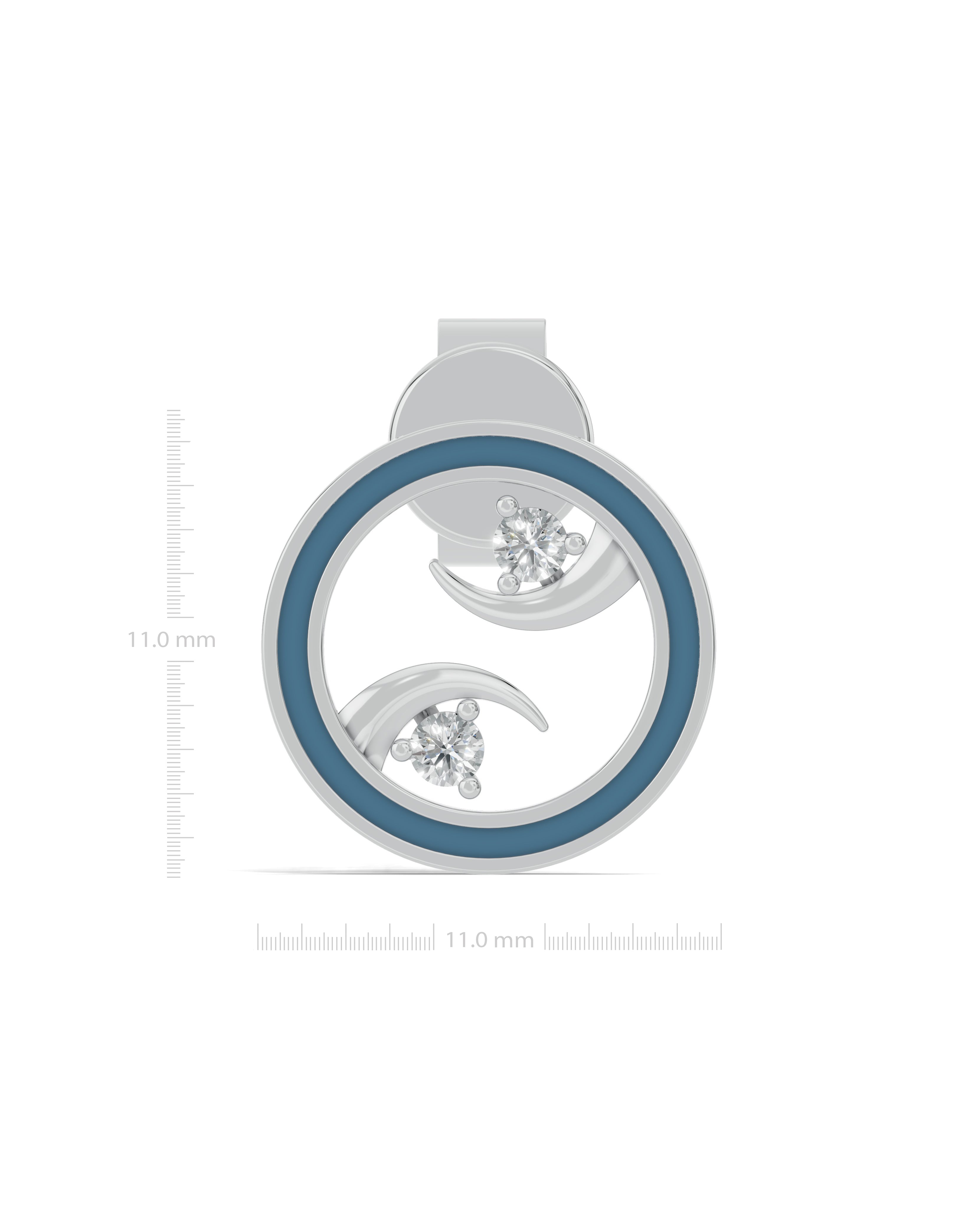 Platinized Sterling Silver