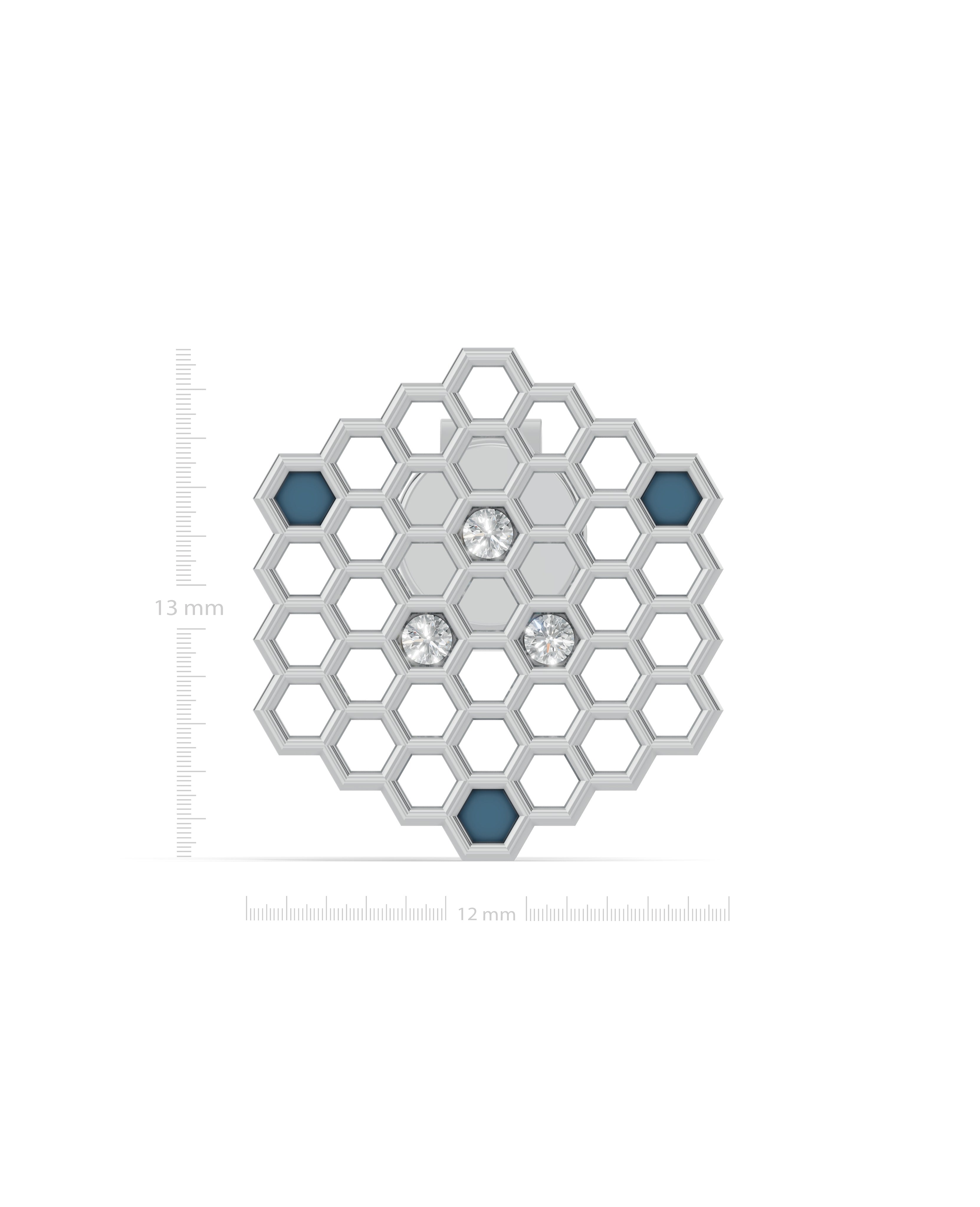 Platinized Sterling Silver