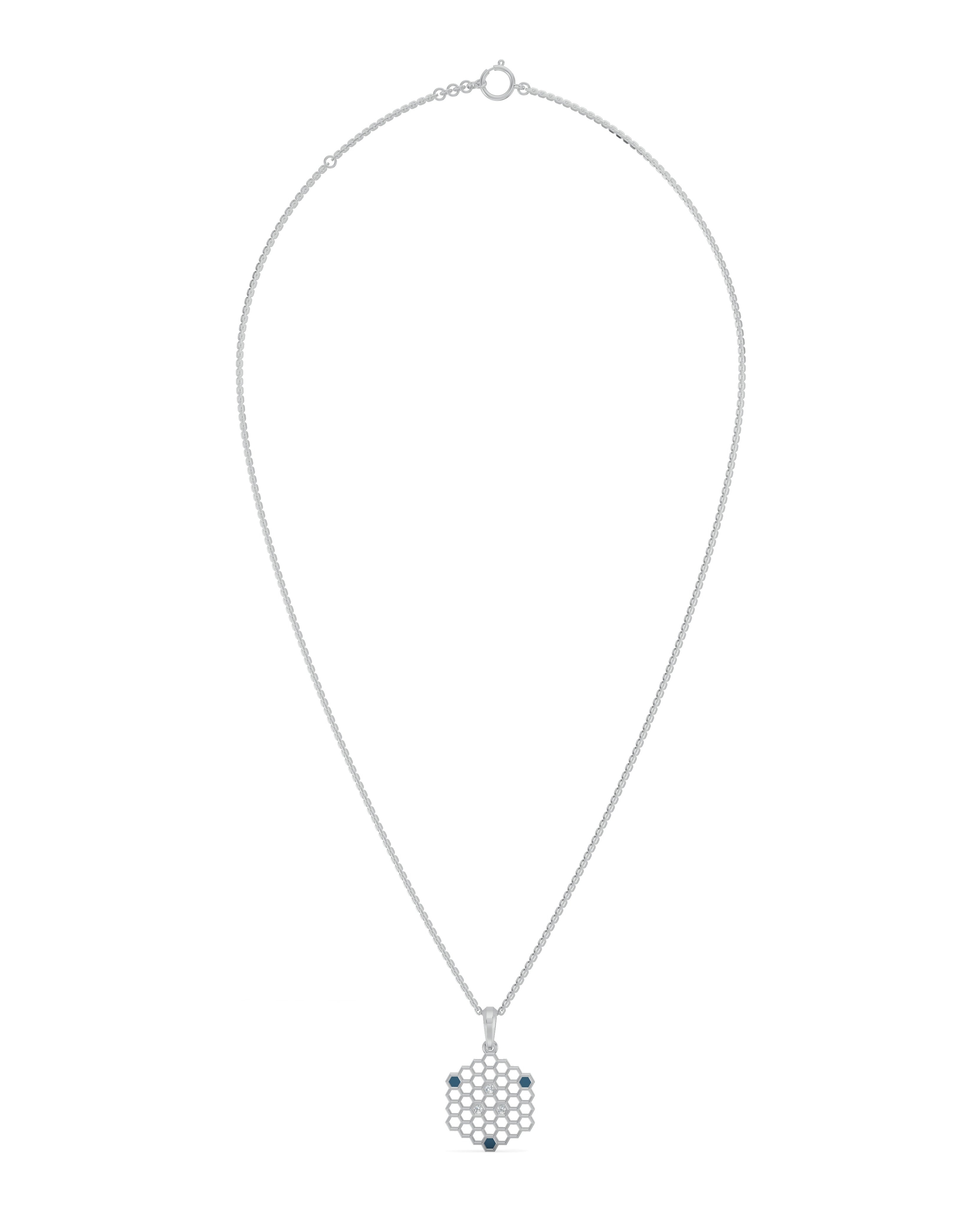 Platinized Sterling Silver