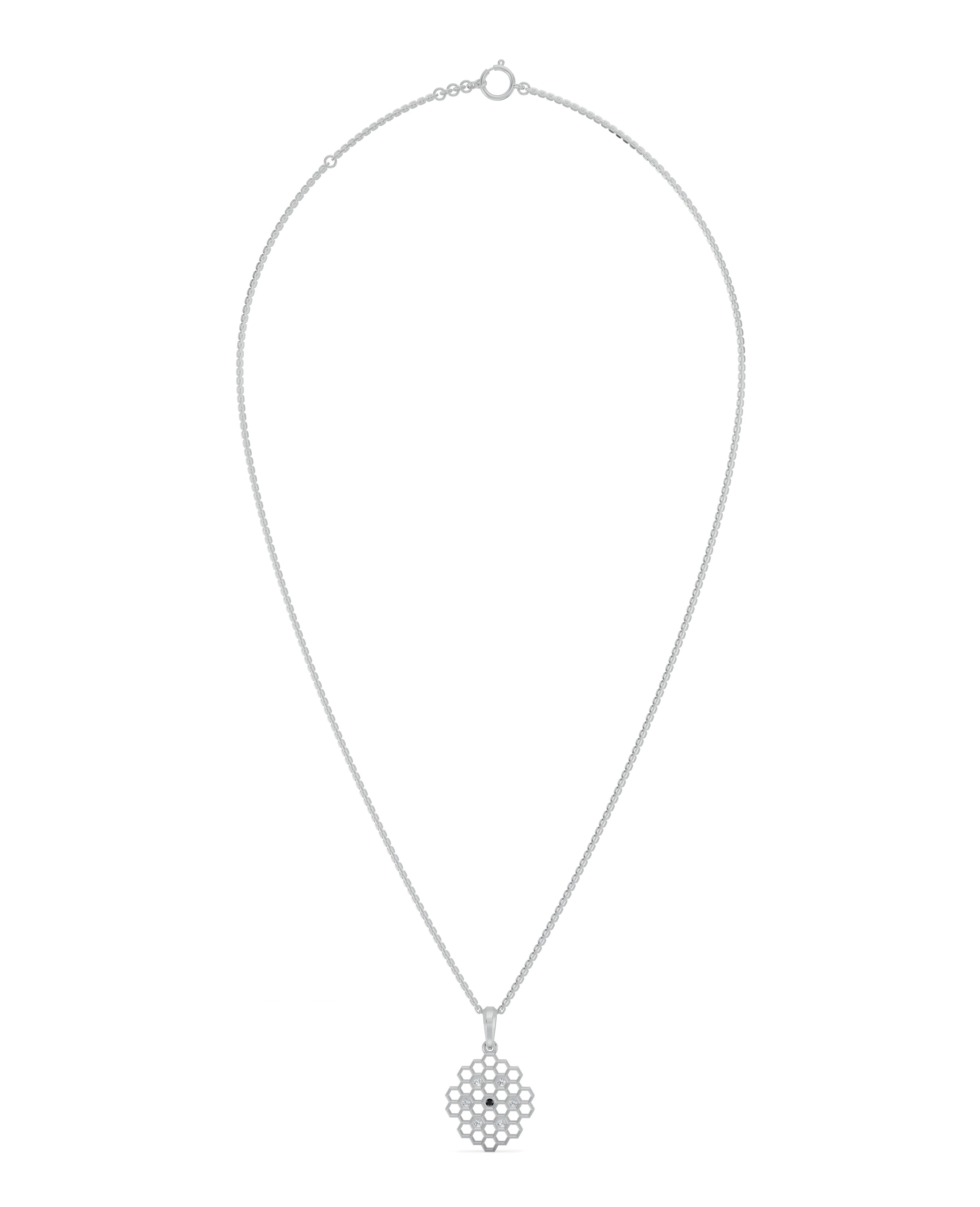 Platinized Sterling Silver