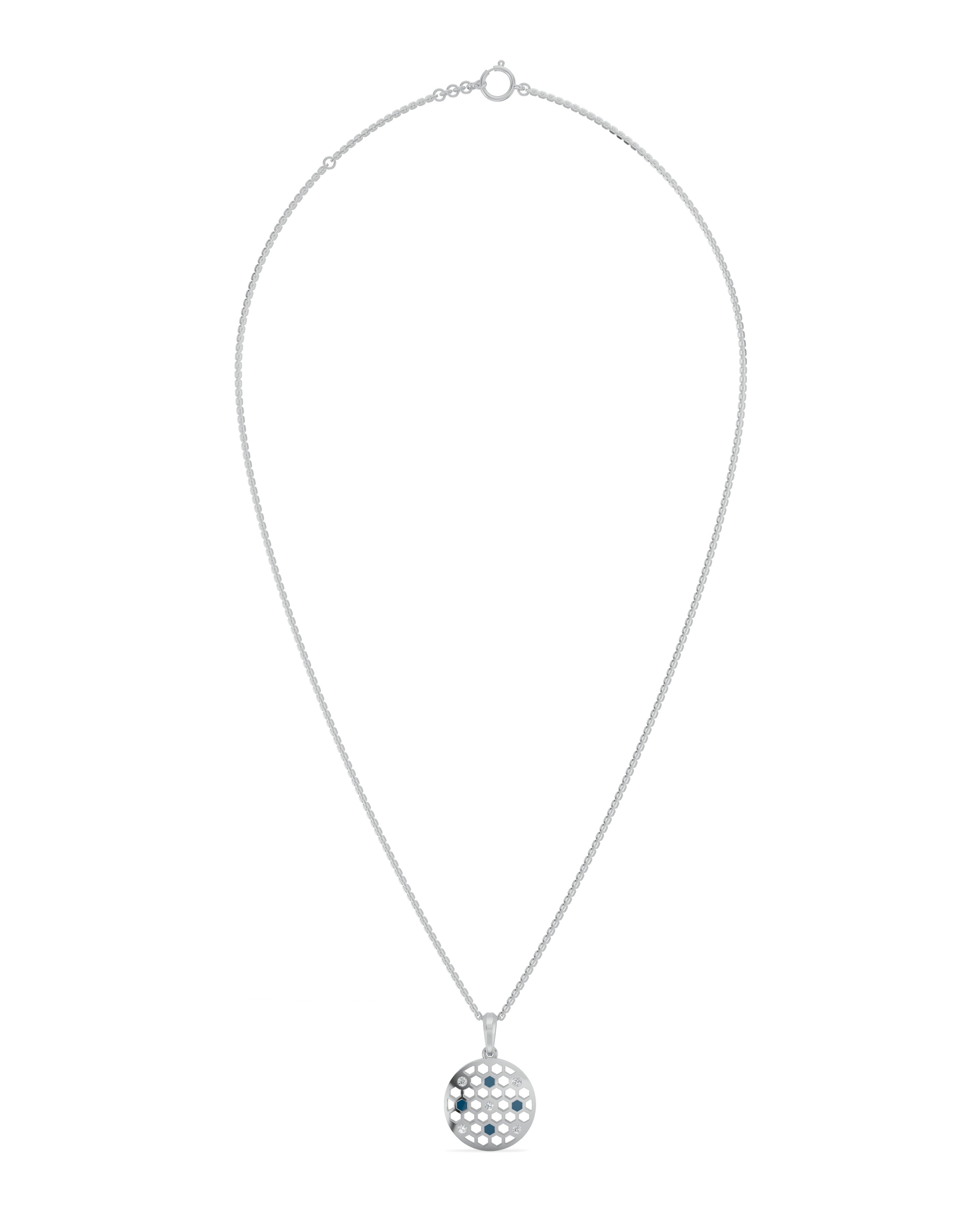 Platinized Sterling Silver