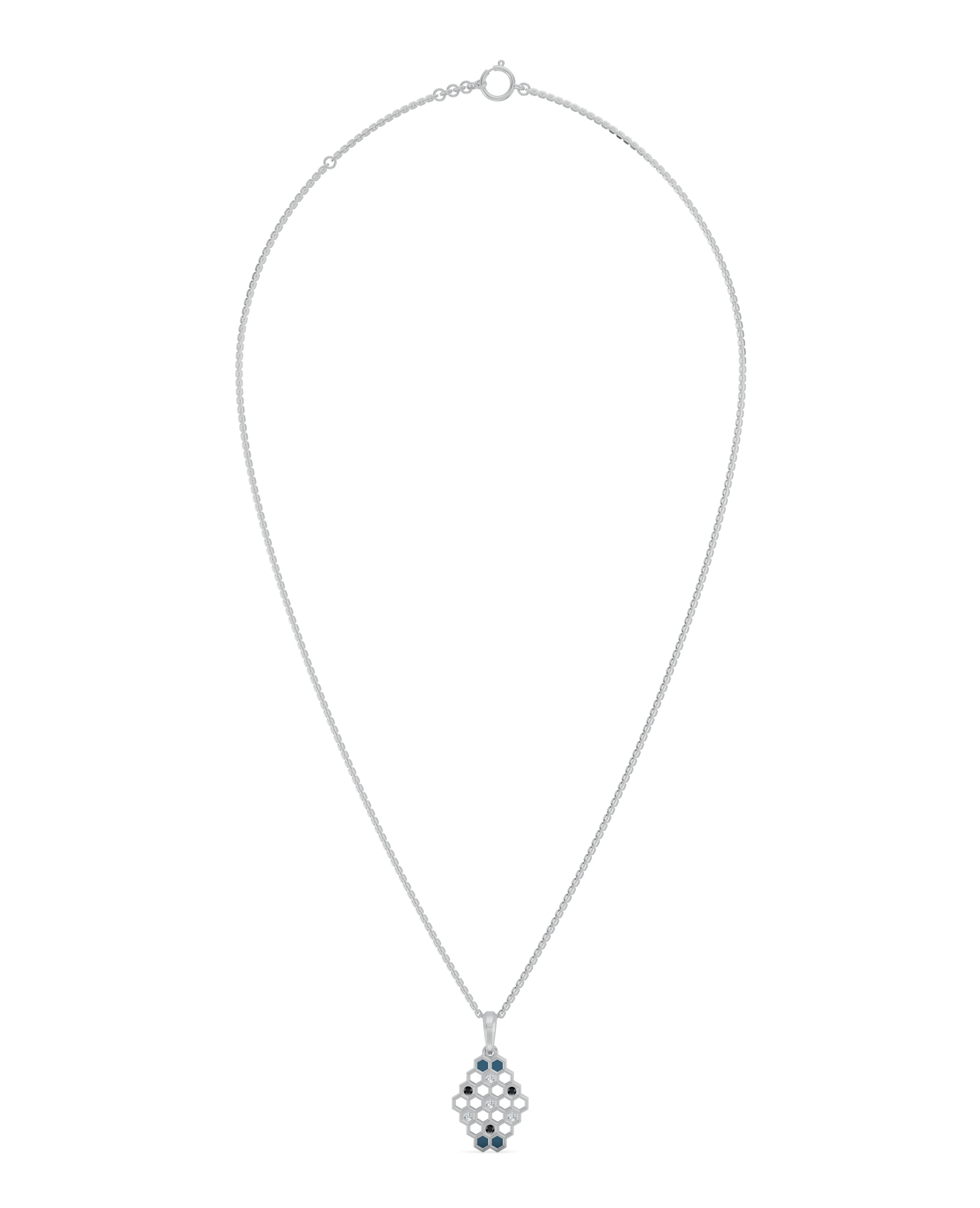 Platinized Sterling Silver