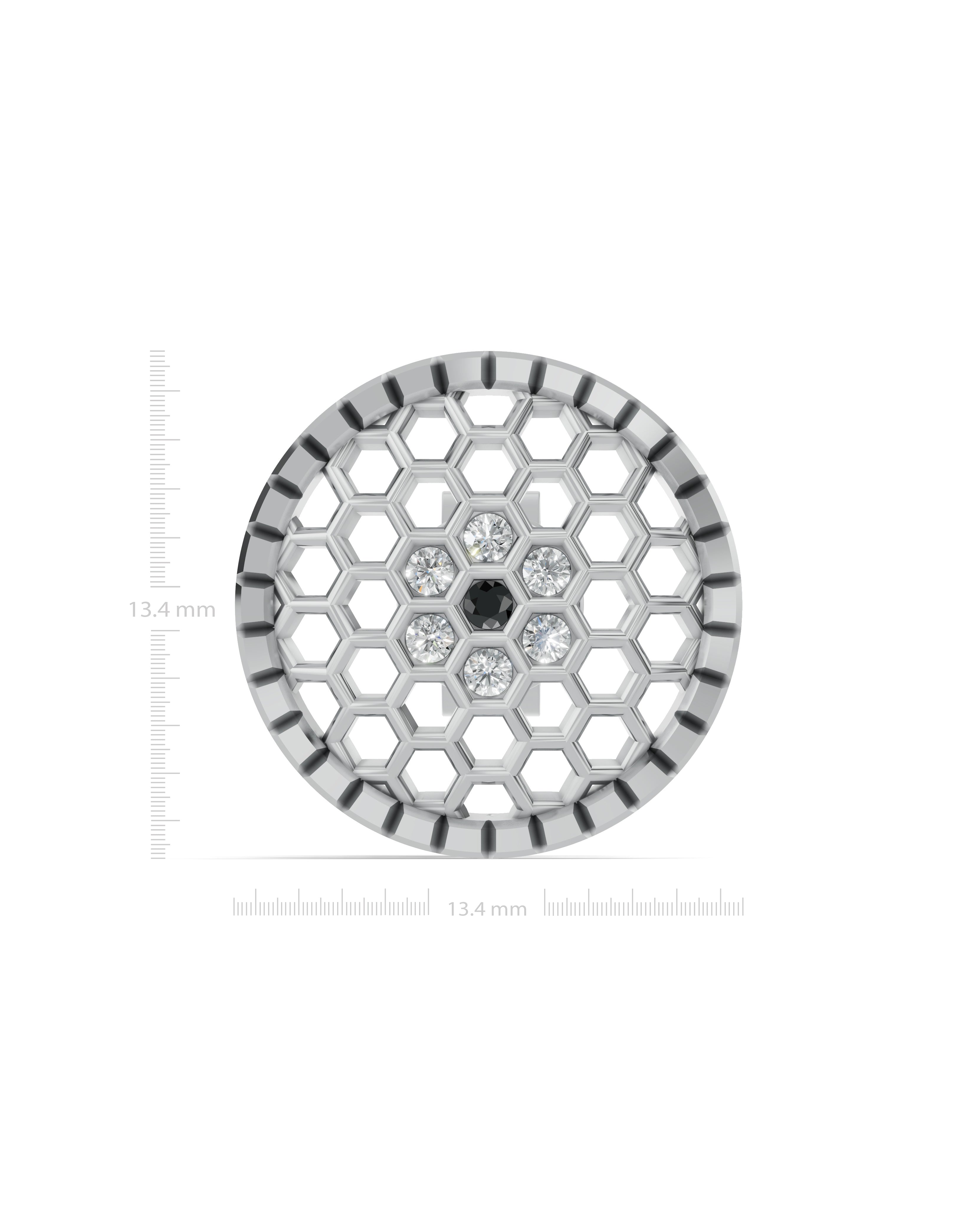 Platinized Sterling Silver