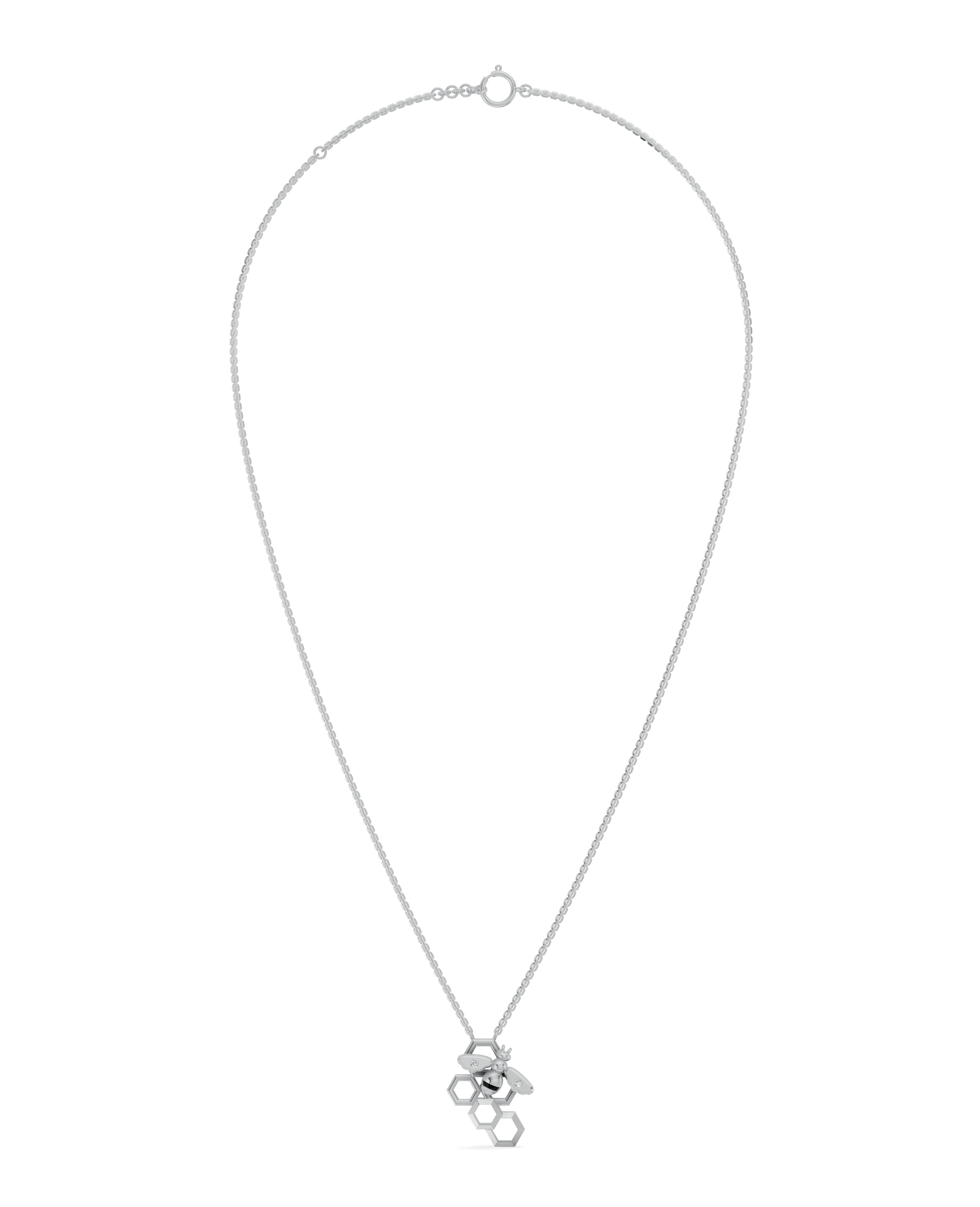 Platinized Sterling Silver