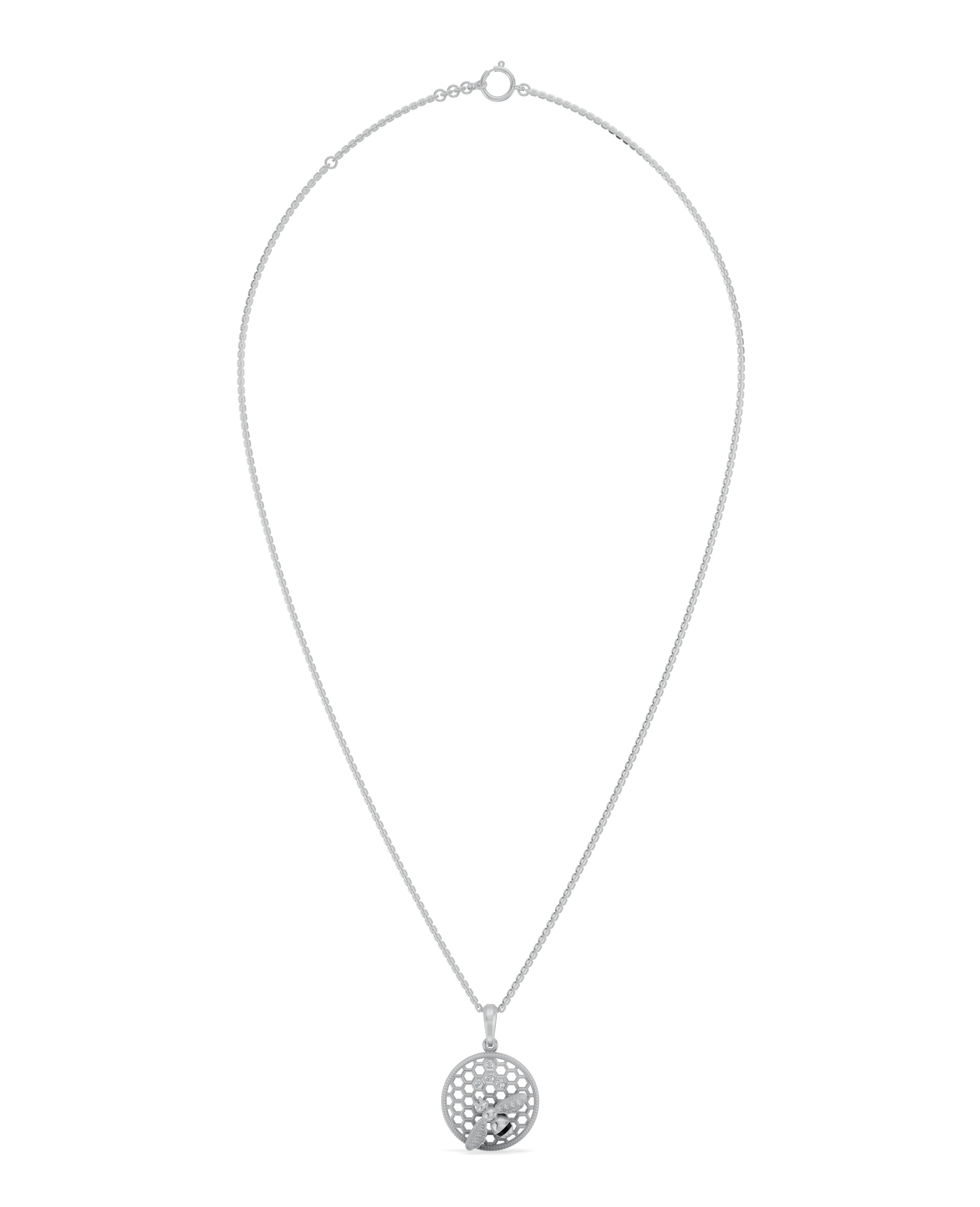 Platinized Sterling Silver