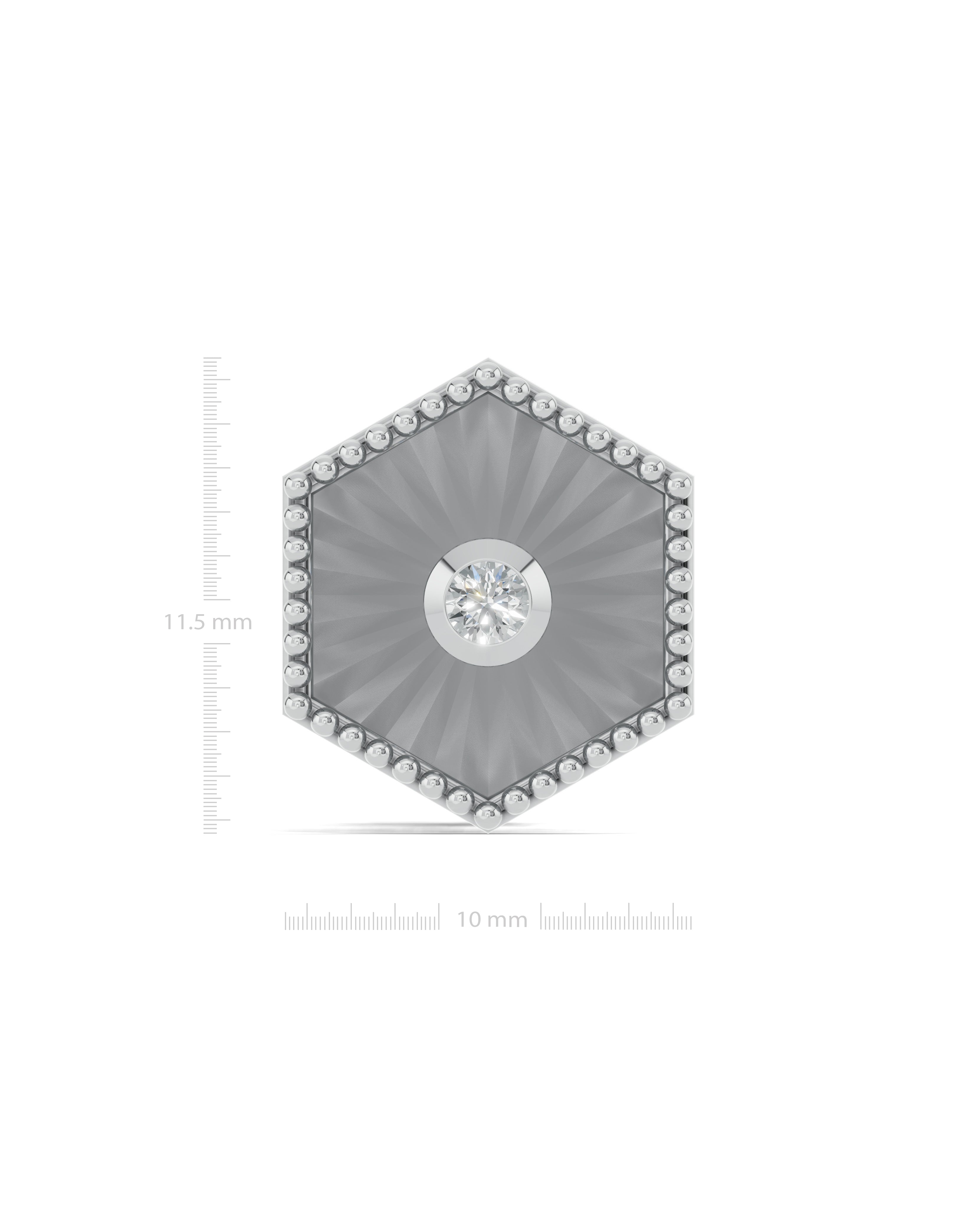 Platinized Sterling Silver