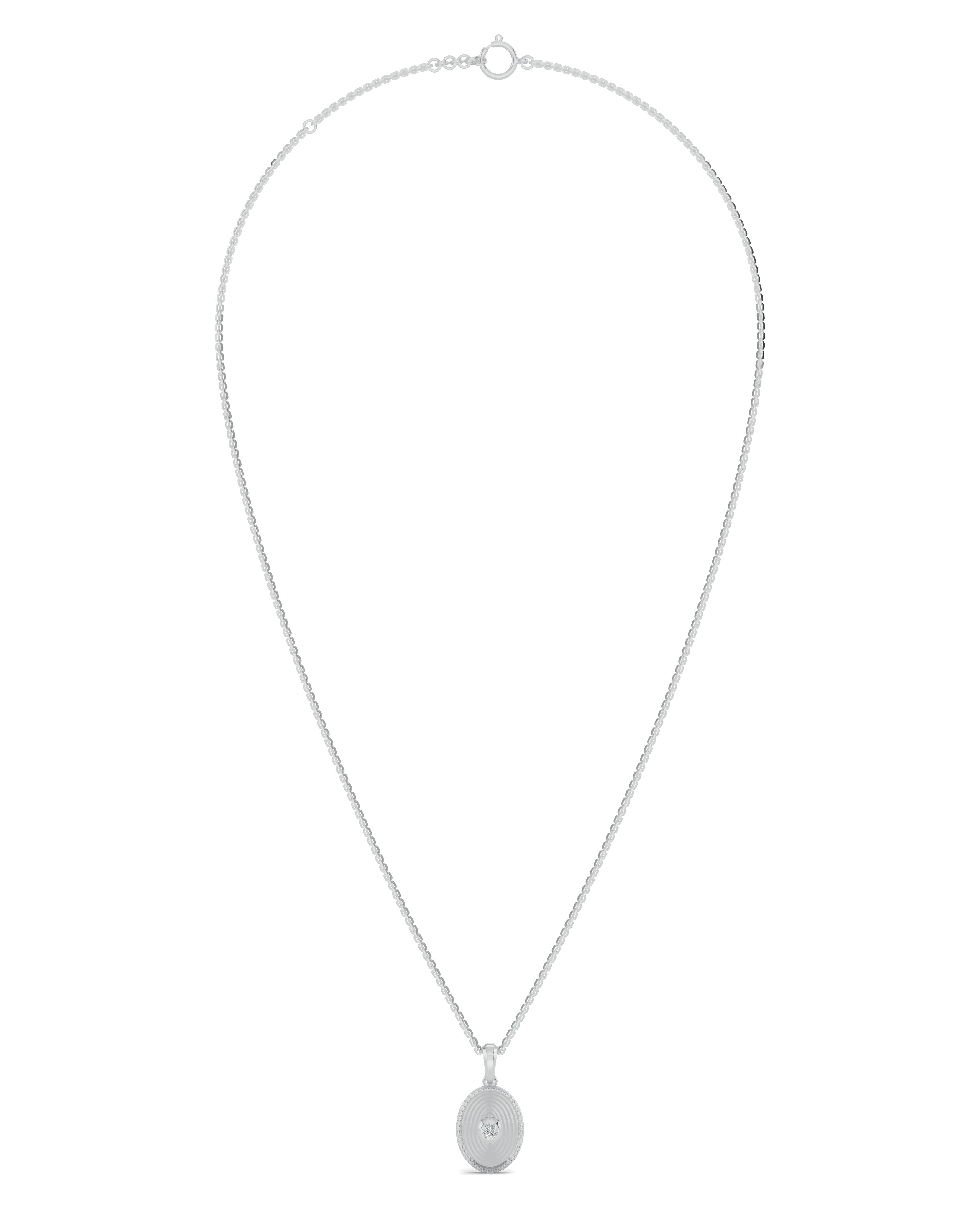 Platinized Sterling Silver