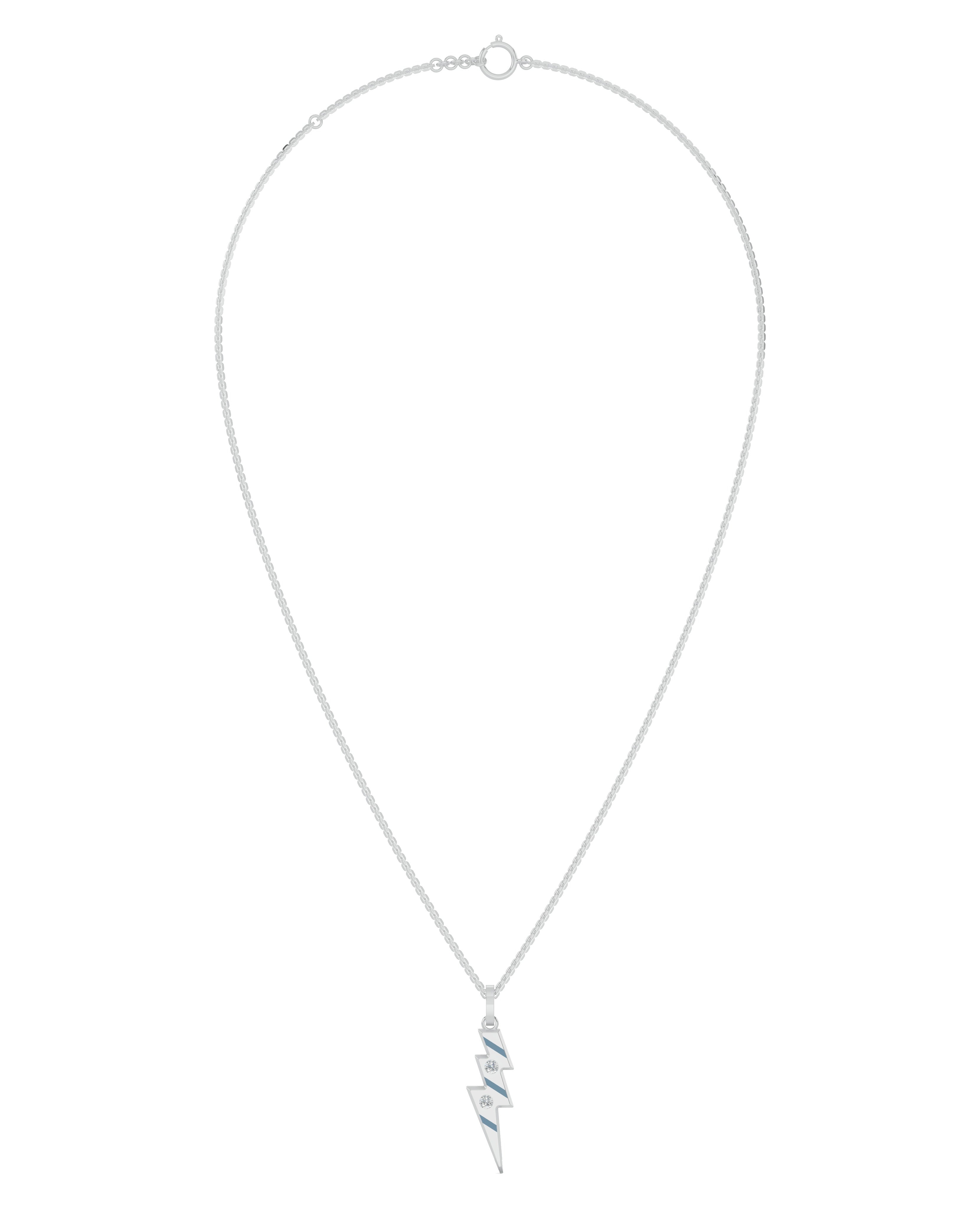 Platinized Sterling Silver