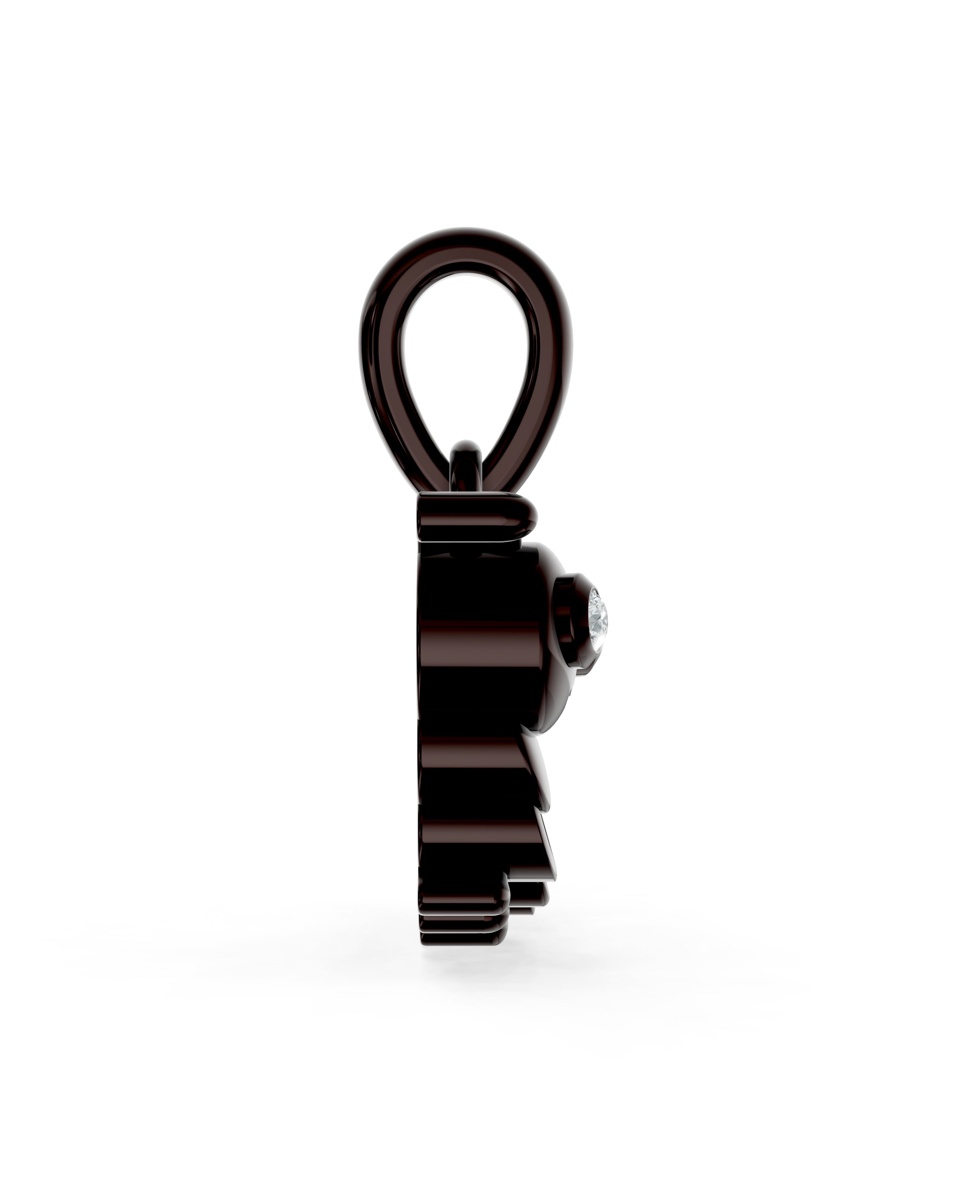 Ruthenium Plated Sterling Silver