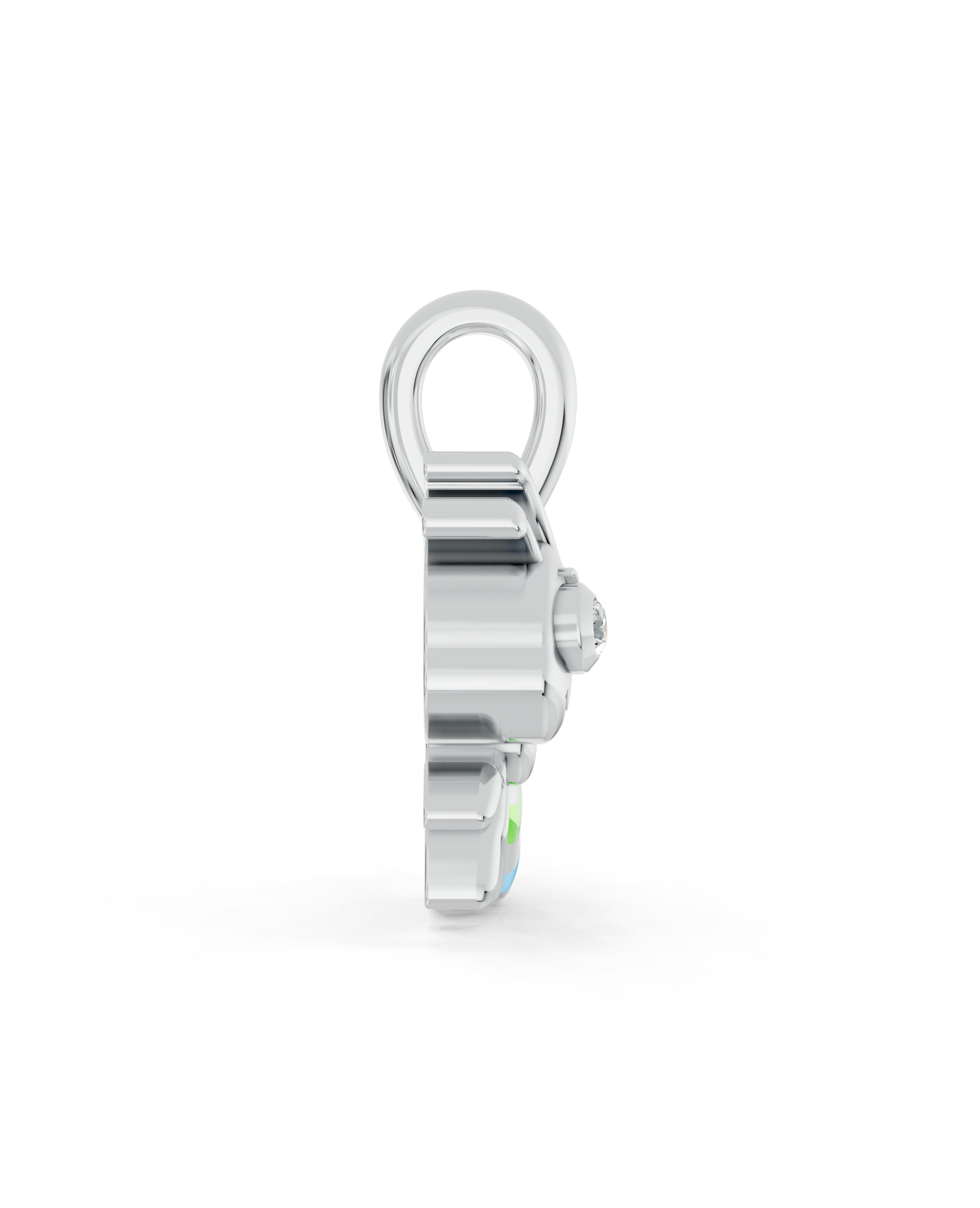 Platinized Sterling Silver