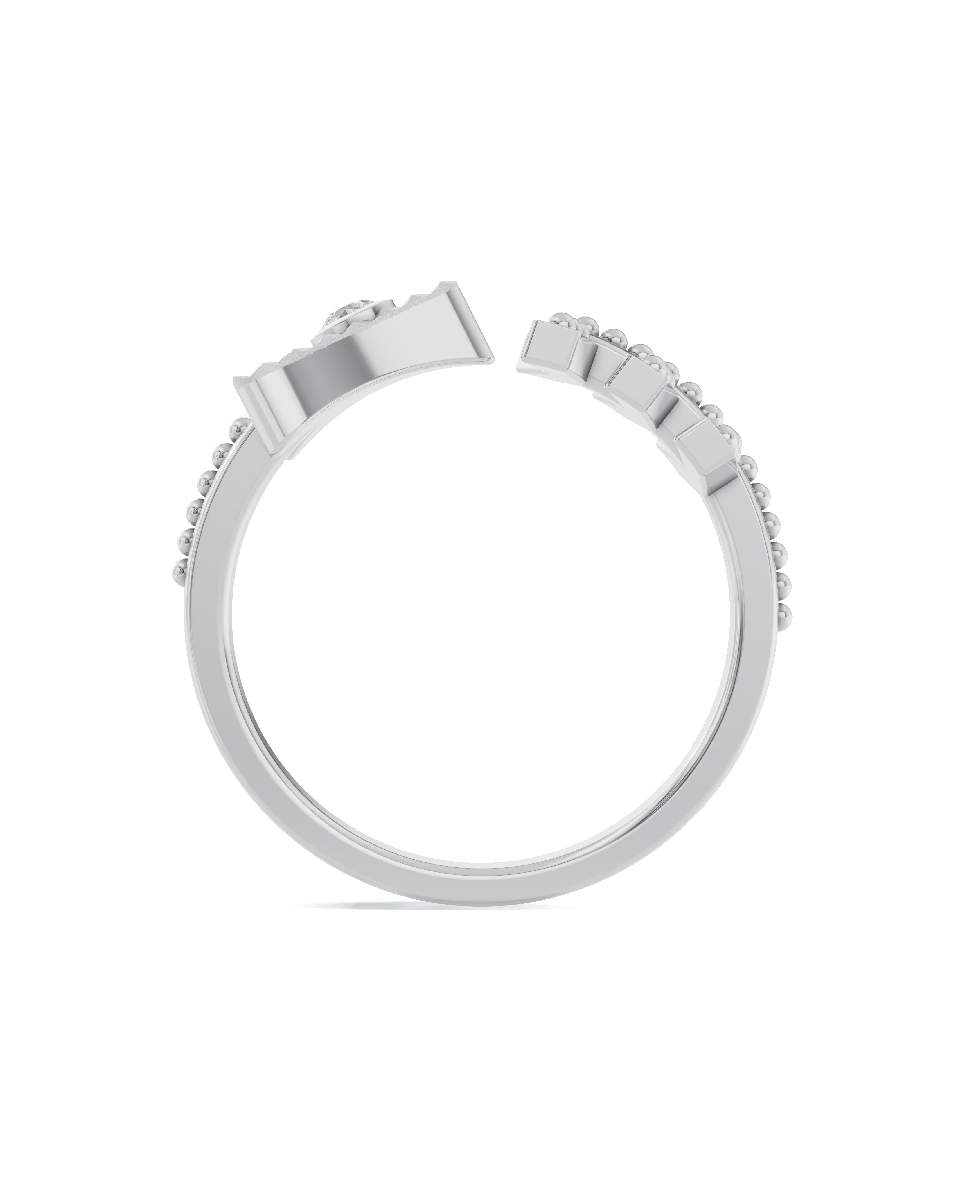 Platinized Sterling Silver