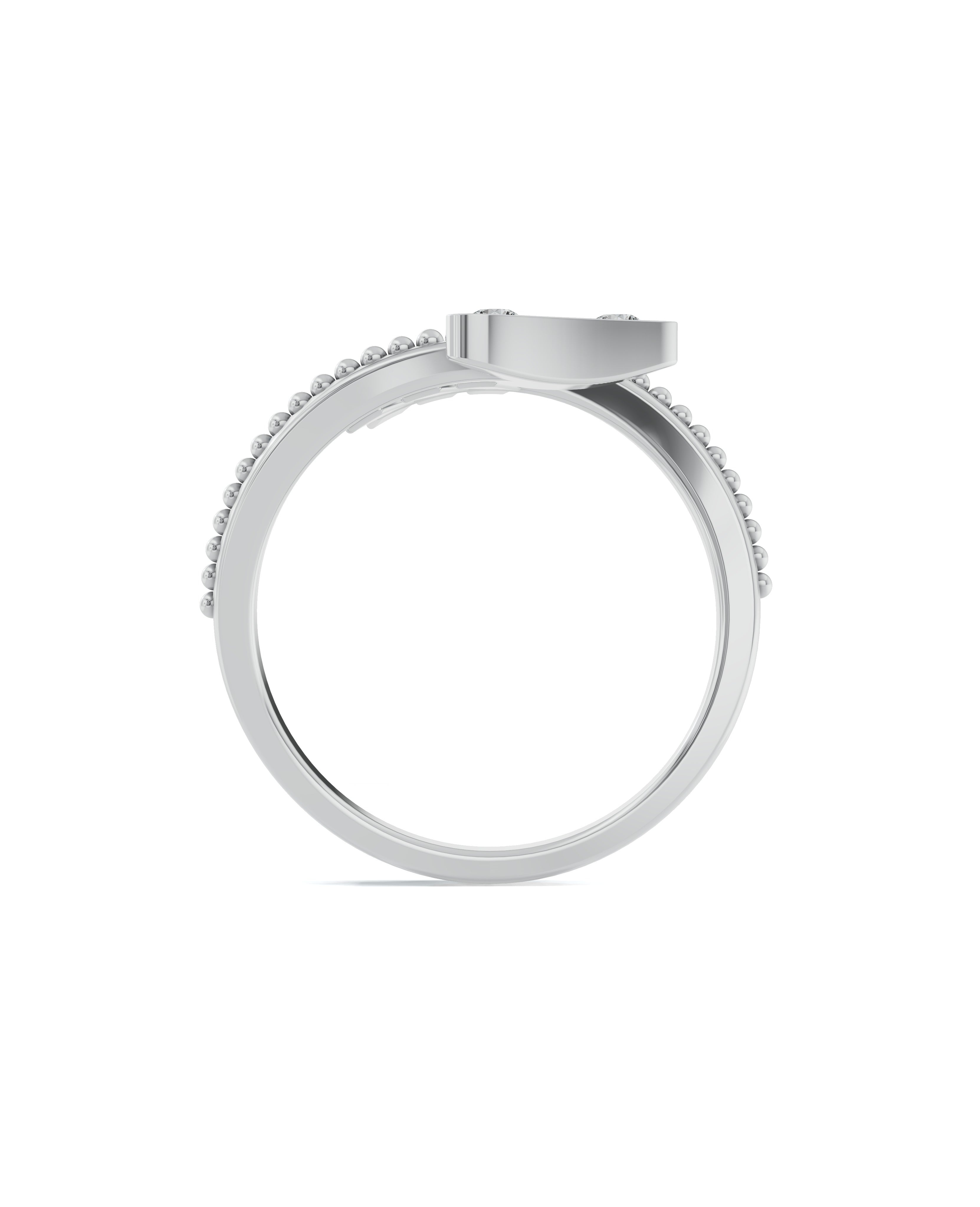 Platinized Sterling Silver