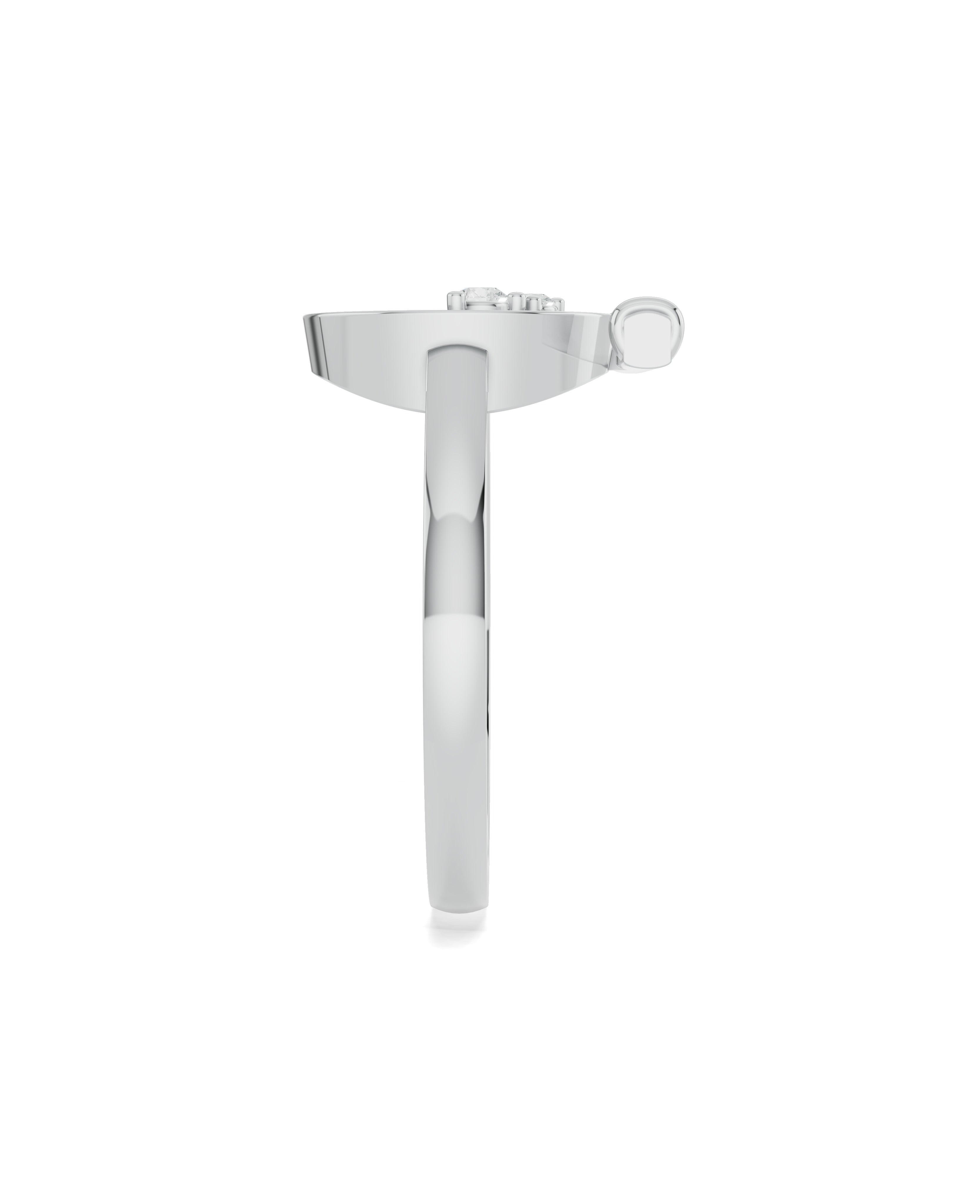 Platinized Sterling Silver