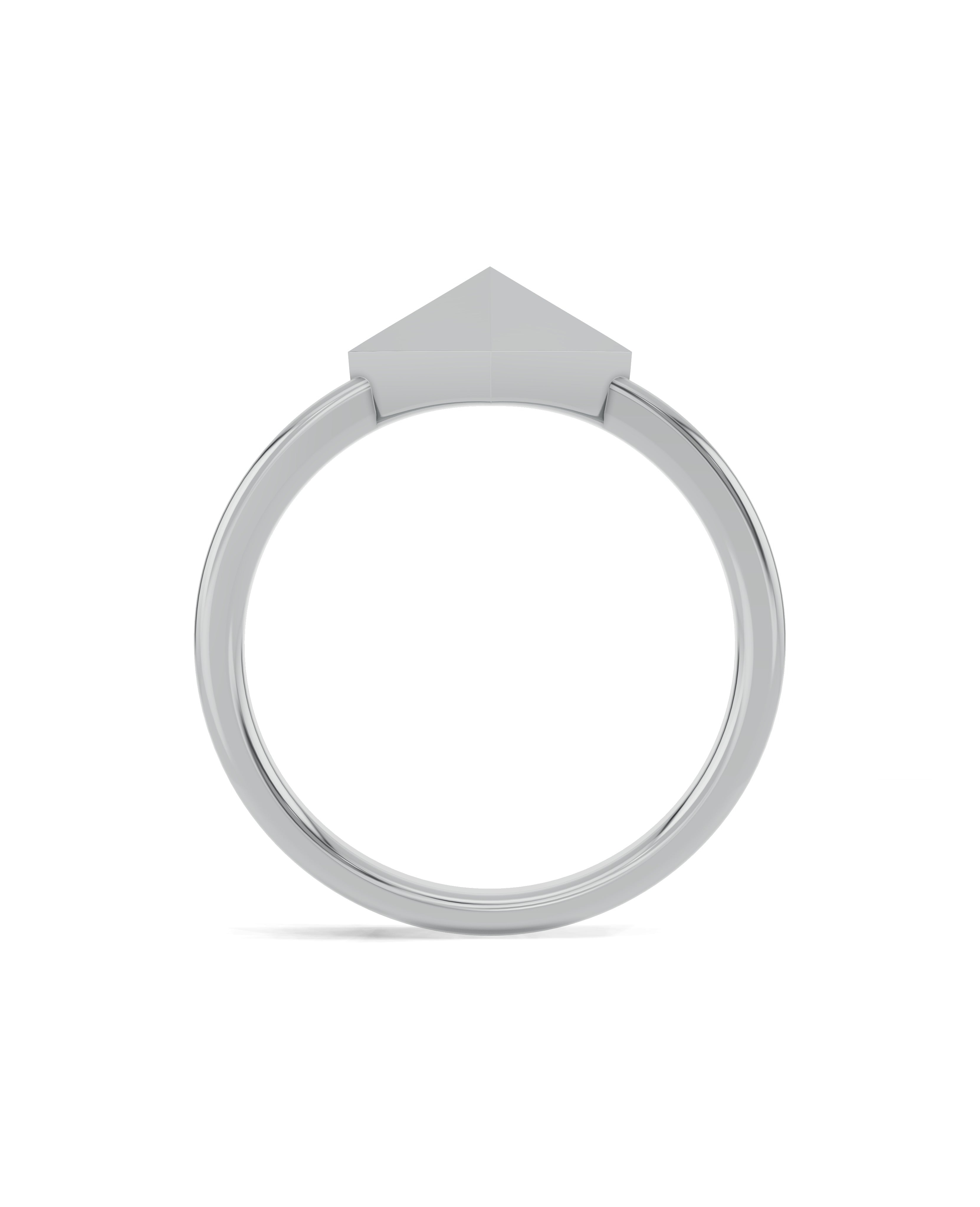 Platinized Sterling Silver