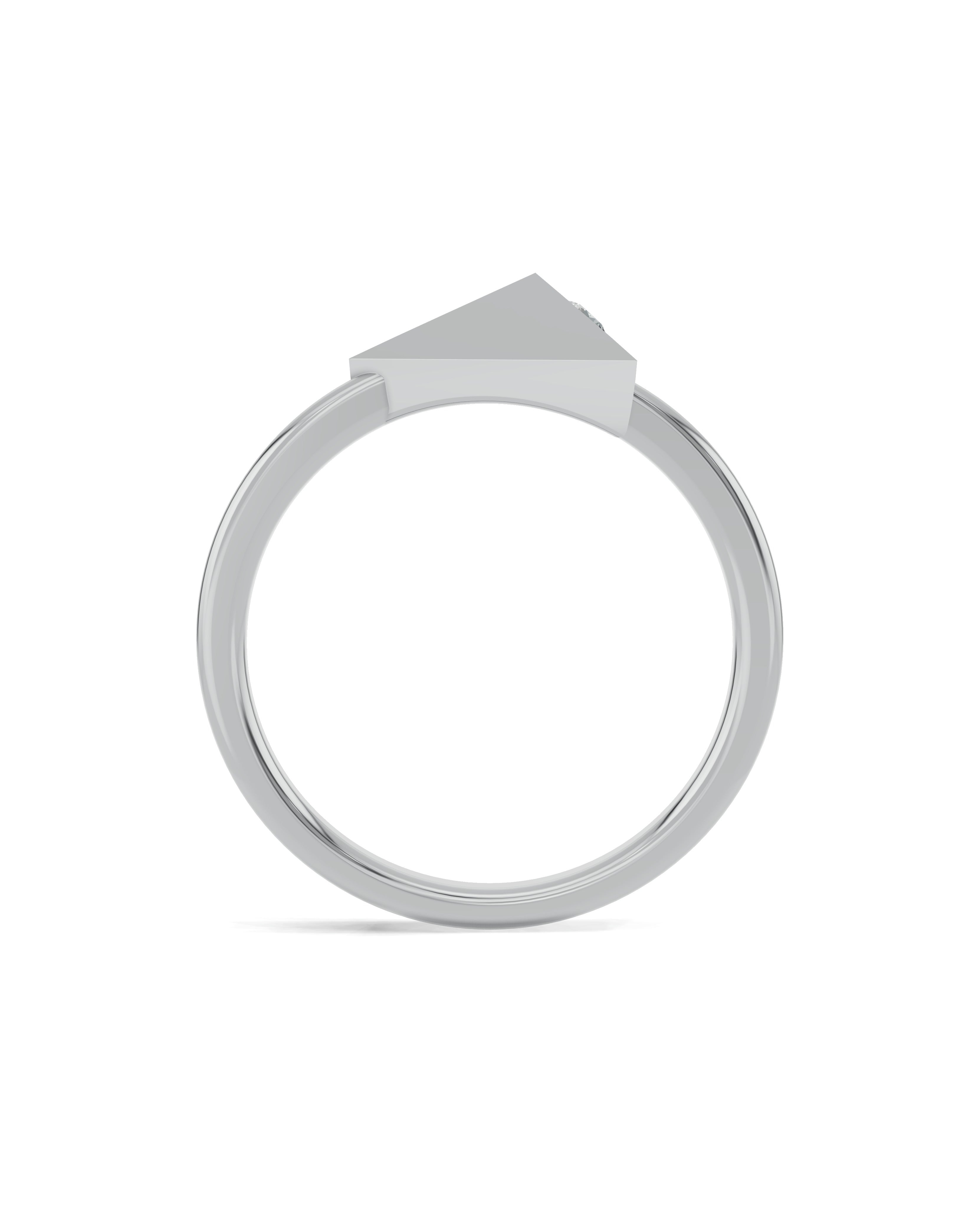 Platinized Sterling Silver