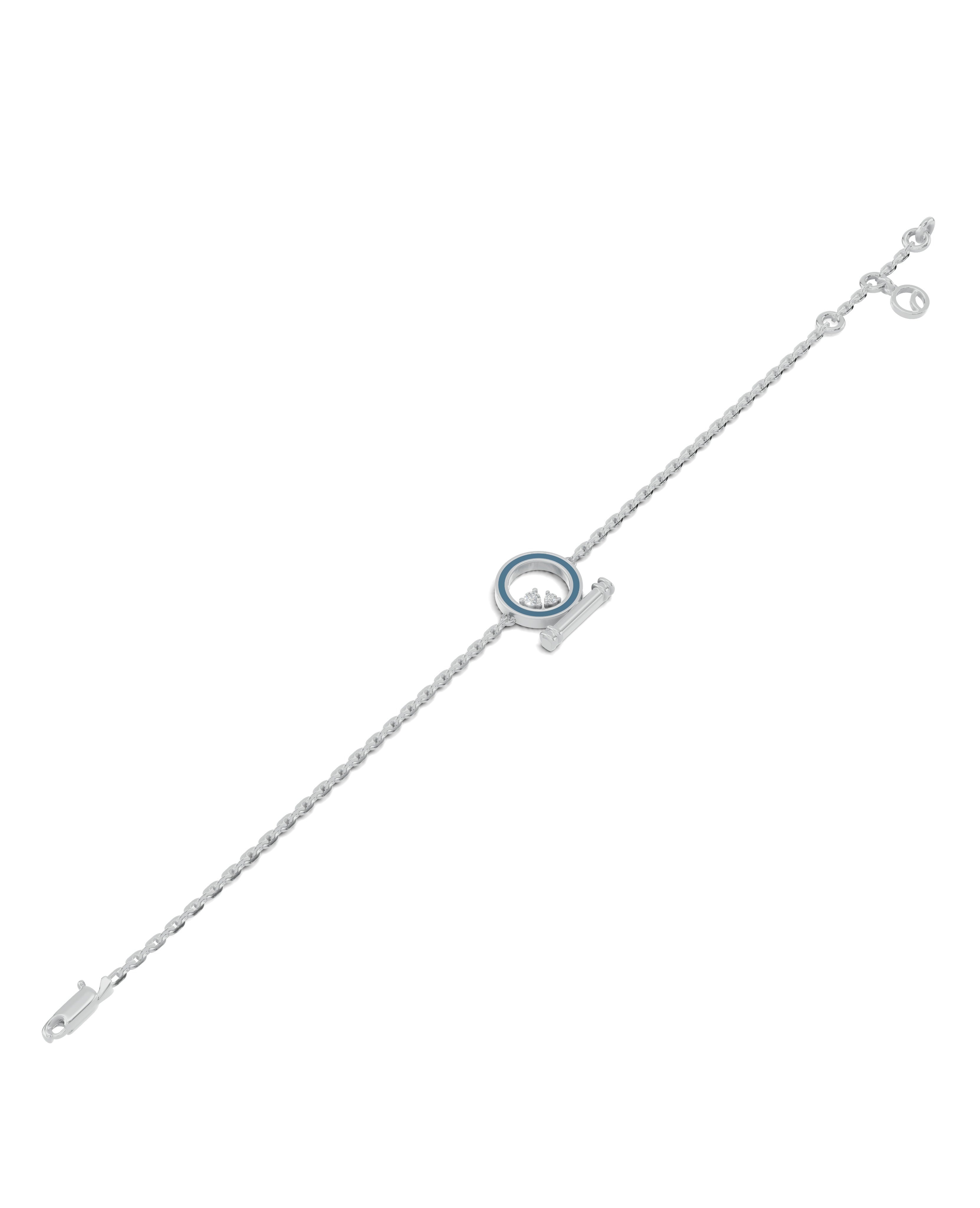 Platinized Sterling Silver