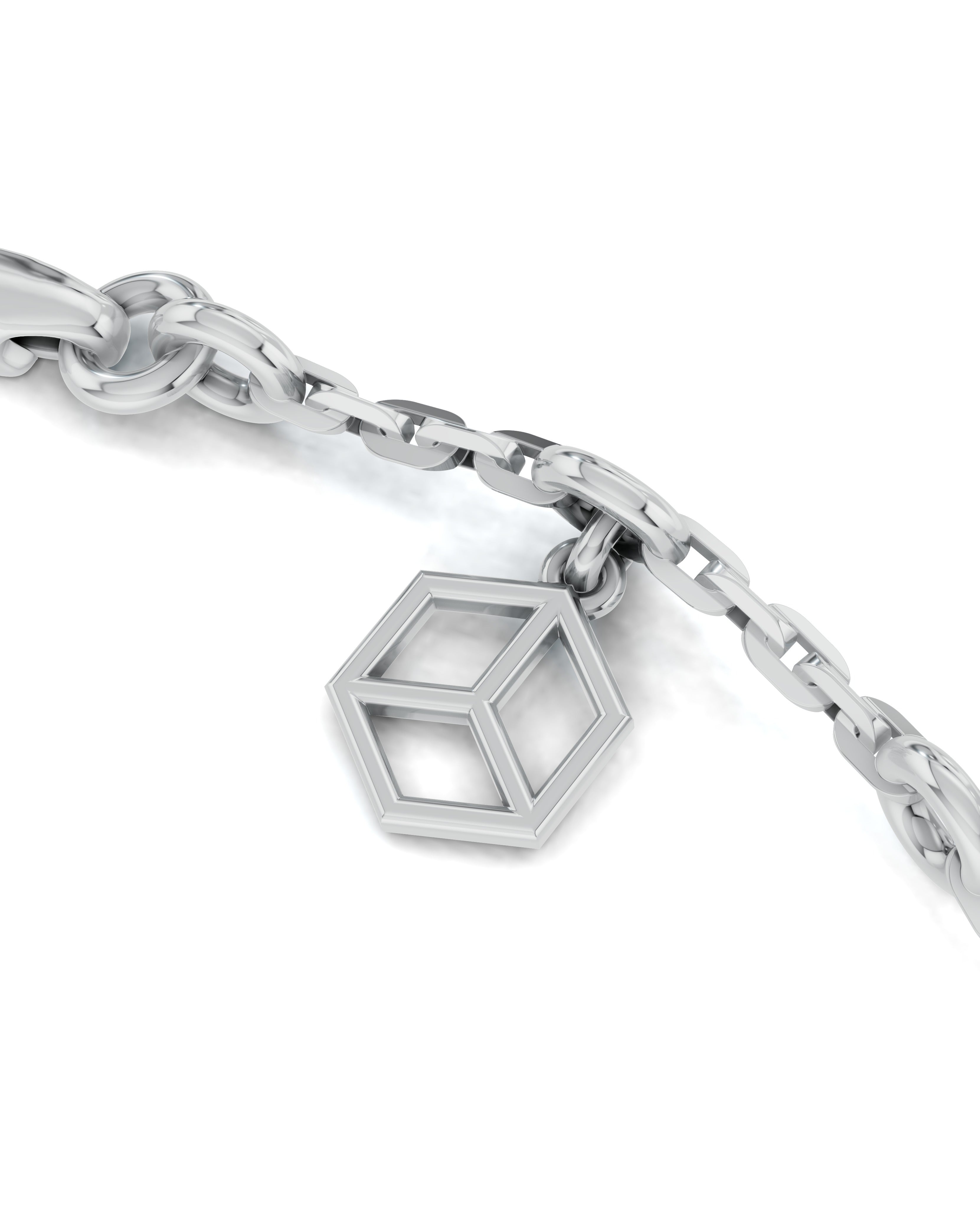 Platinized Sterling Silver