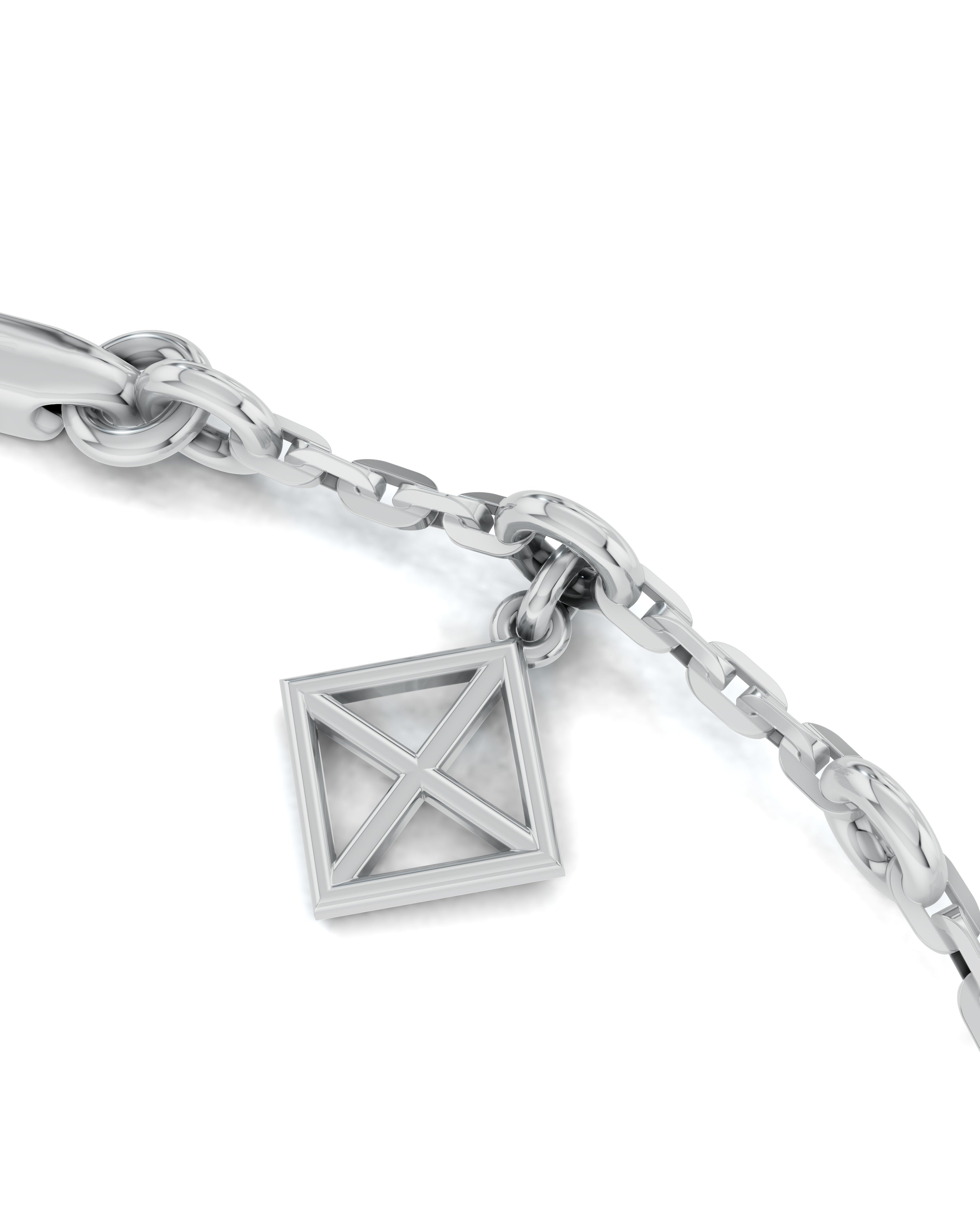 Platinized Sterling Silver