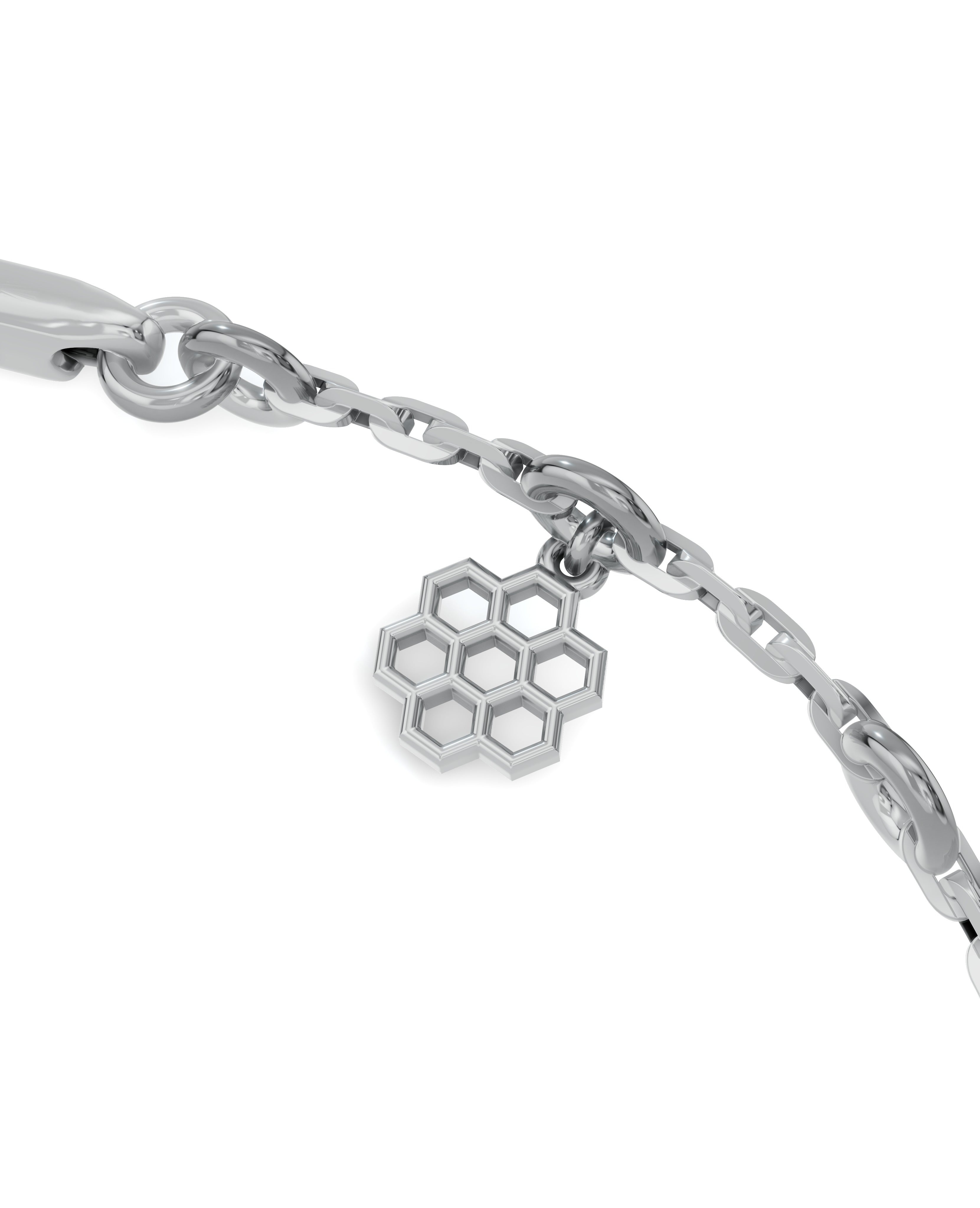 Platinized Sterling Silver