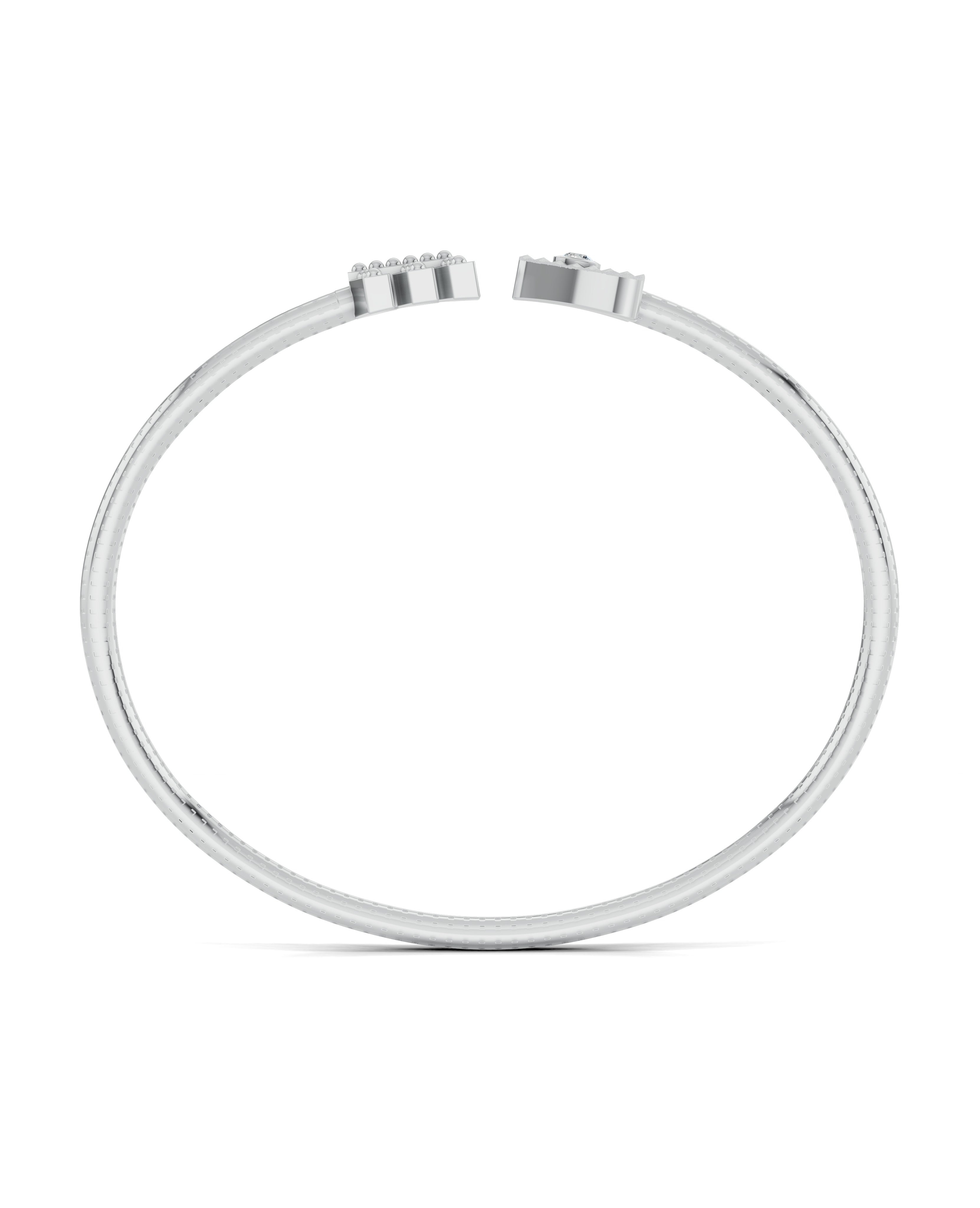 Platinized Sterling Silver