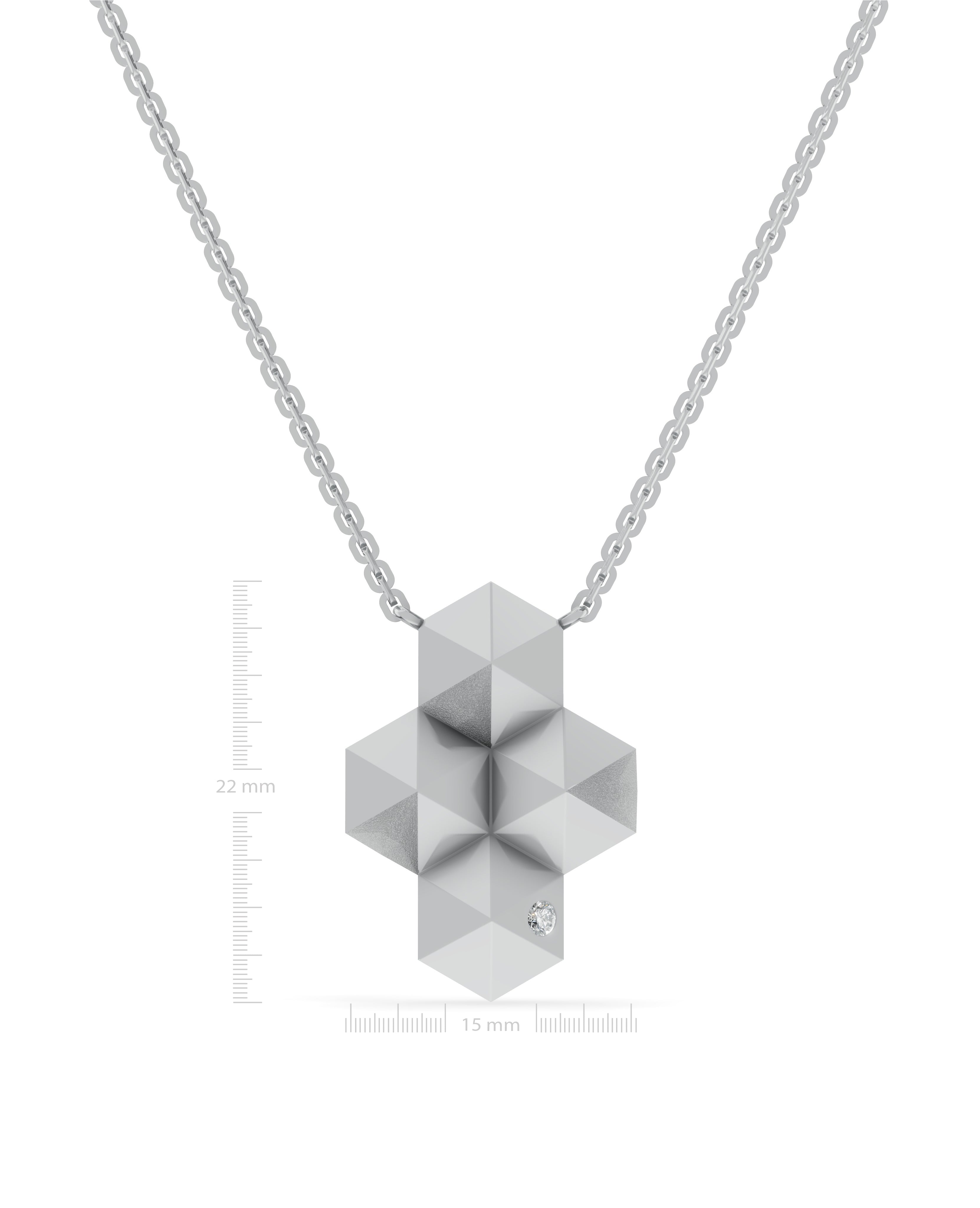 Platinized Sterling Silver