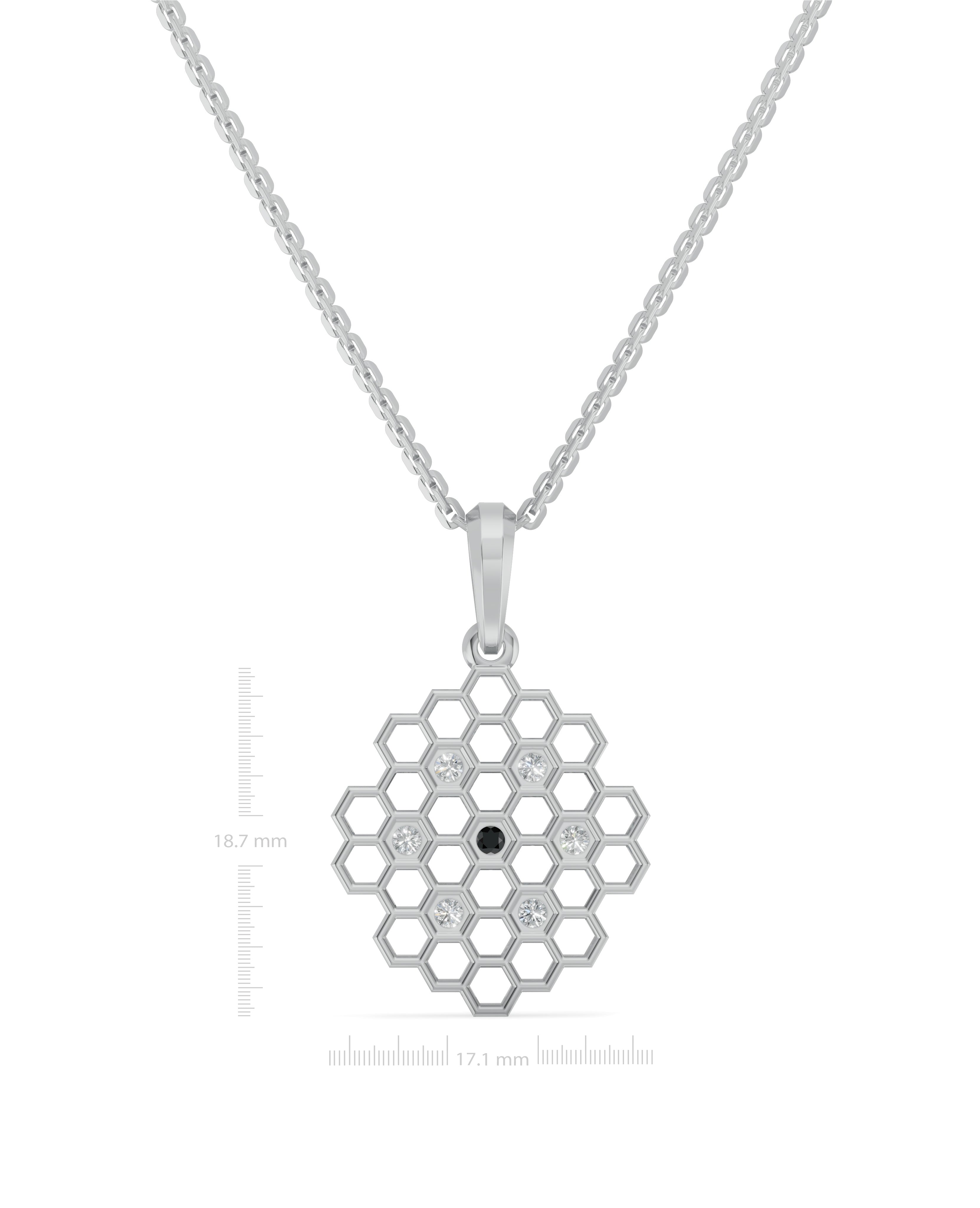 Platinized Sterling Silver