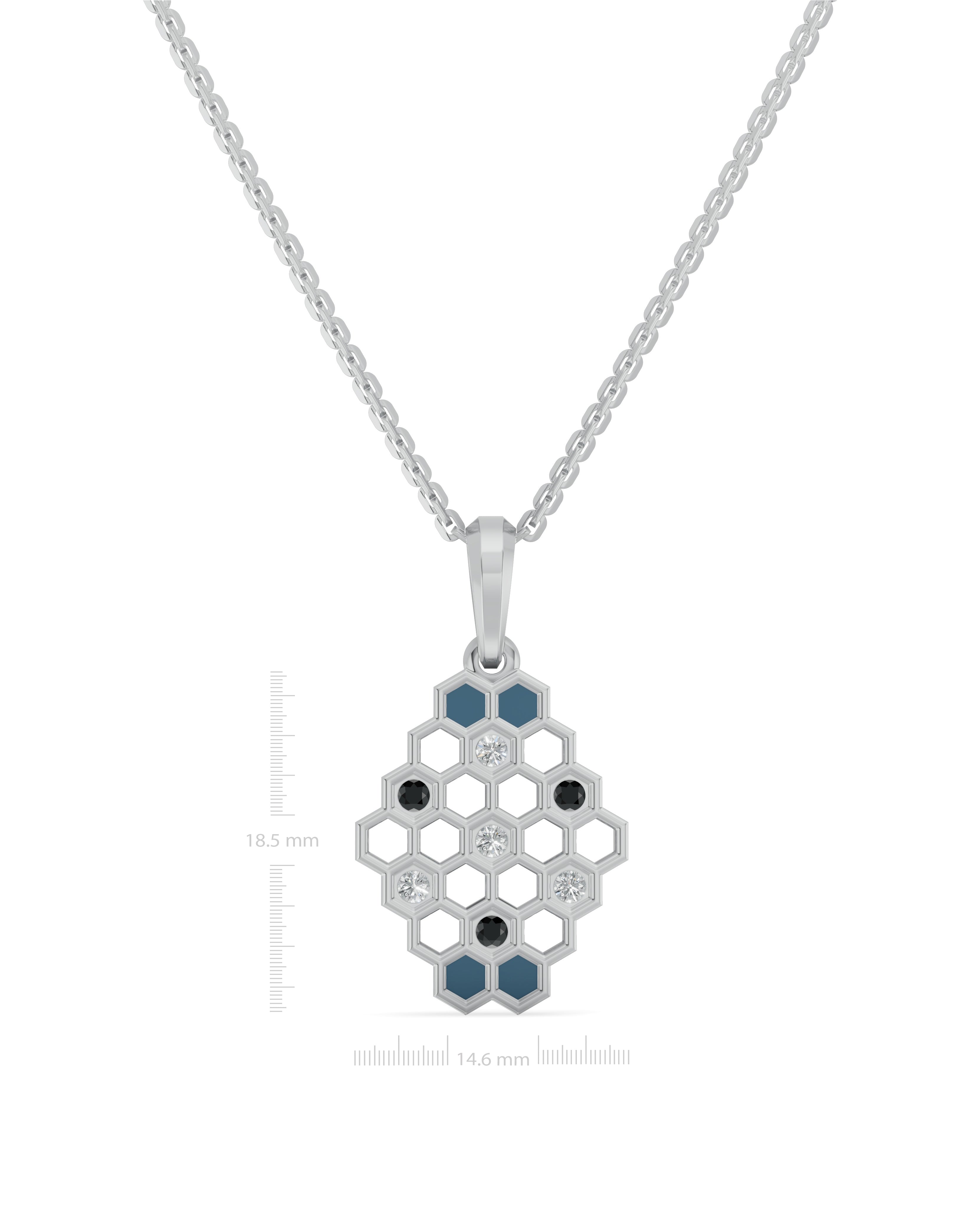 Platinized Sterling Silver