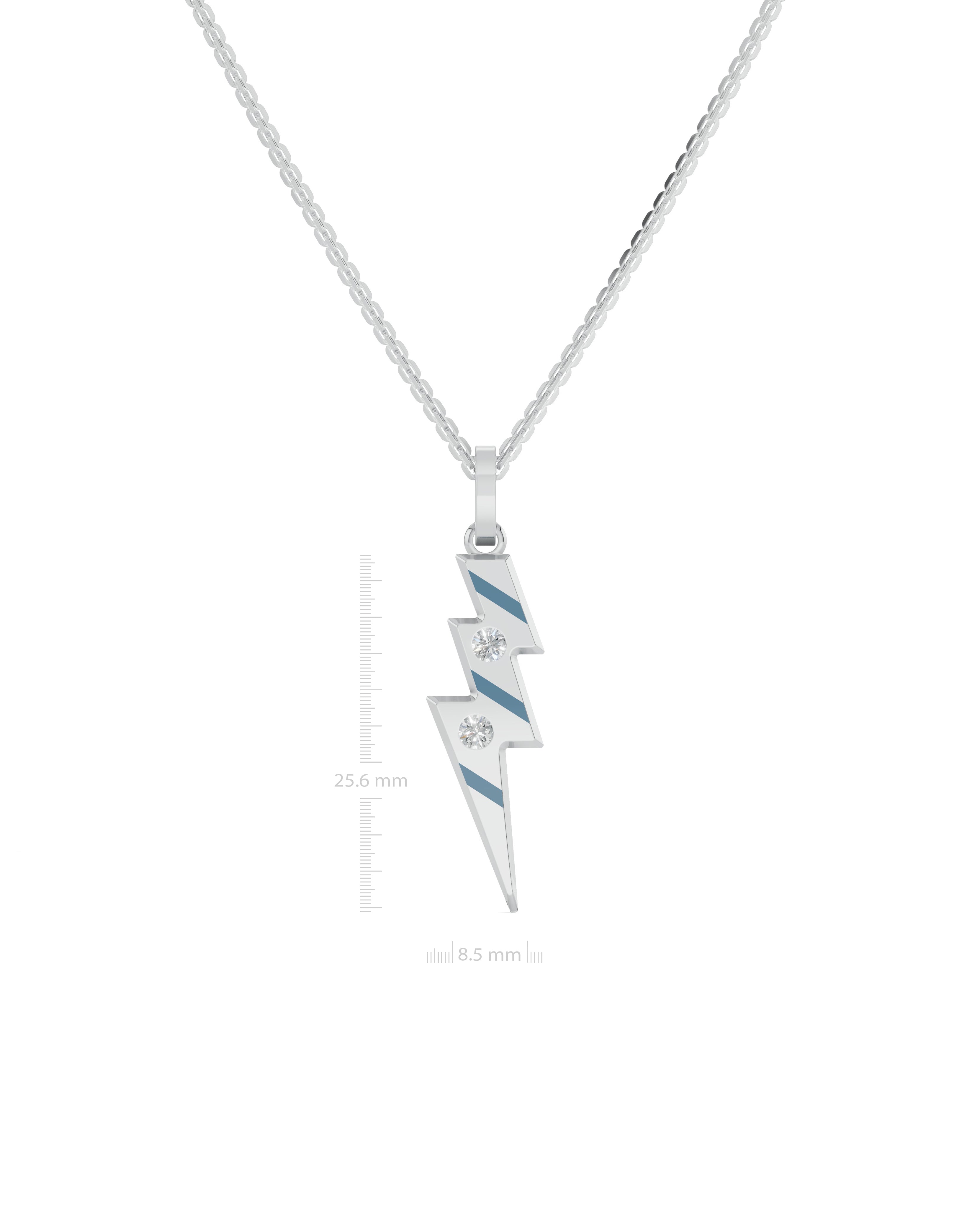 Platinized Sterling Silver