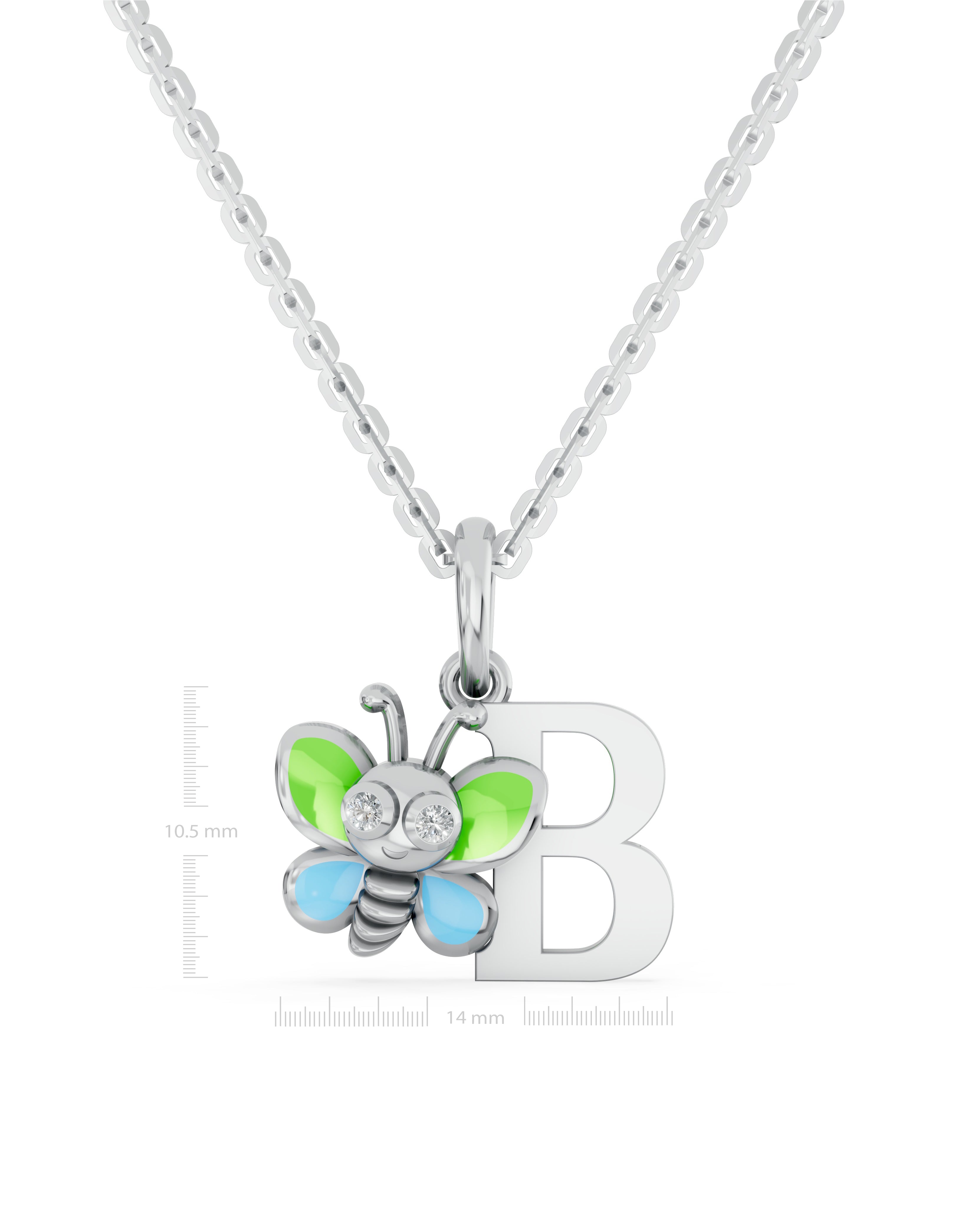 Platinized Sterling Silver