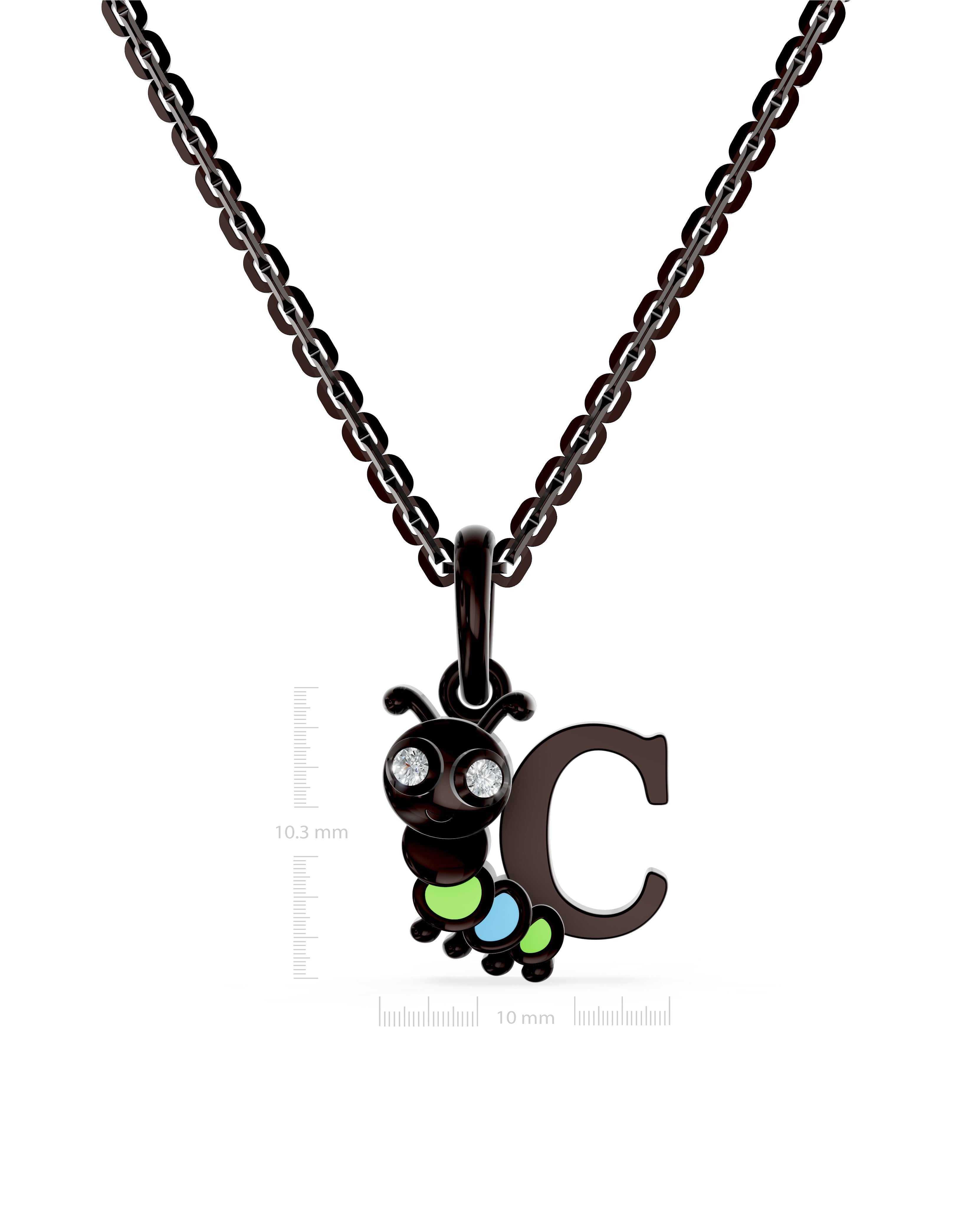 Ruthenium Plated Sterling Silver