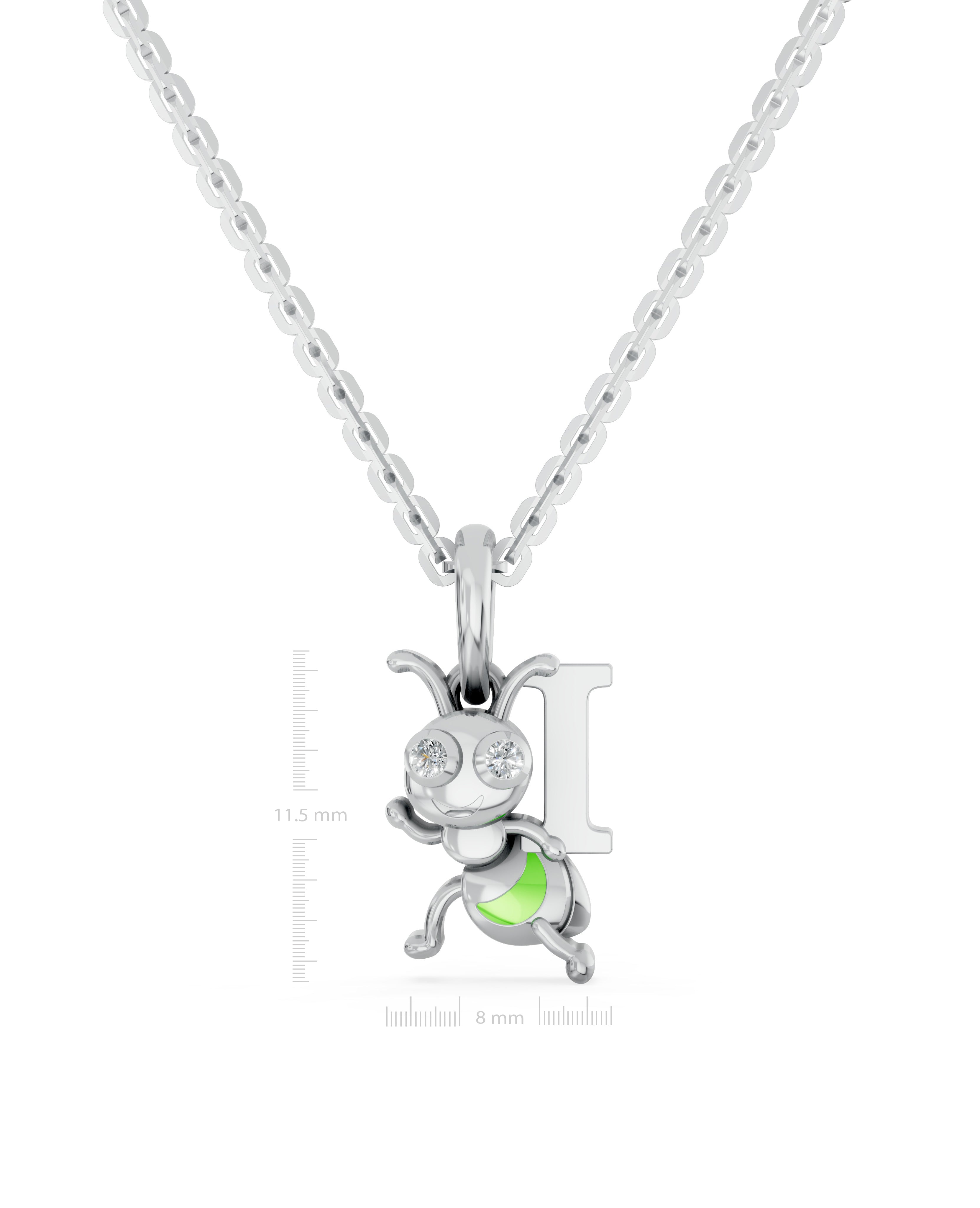 Platinized Sterling Silver