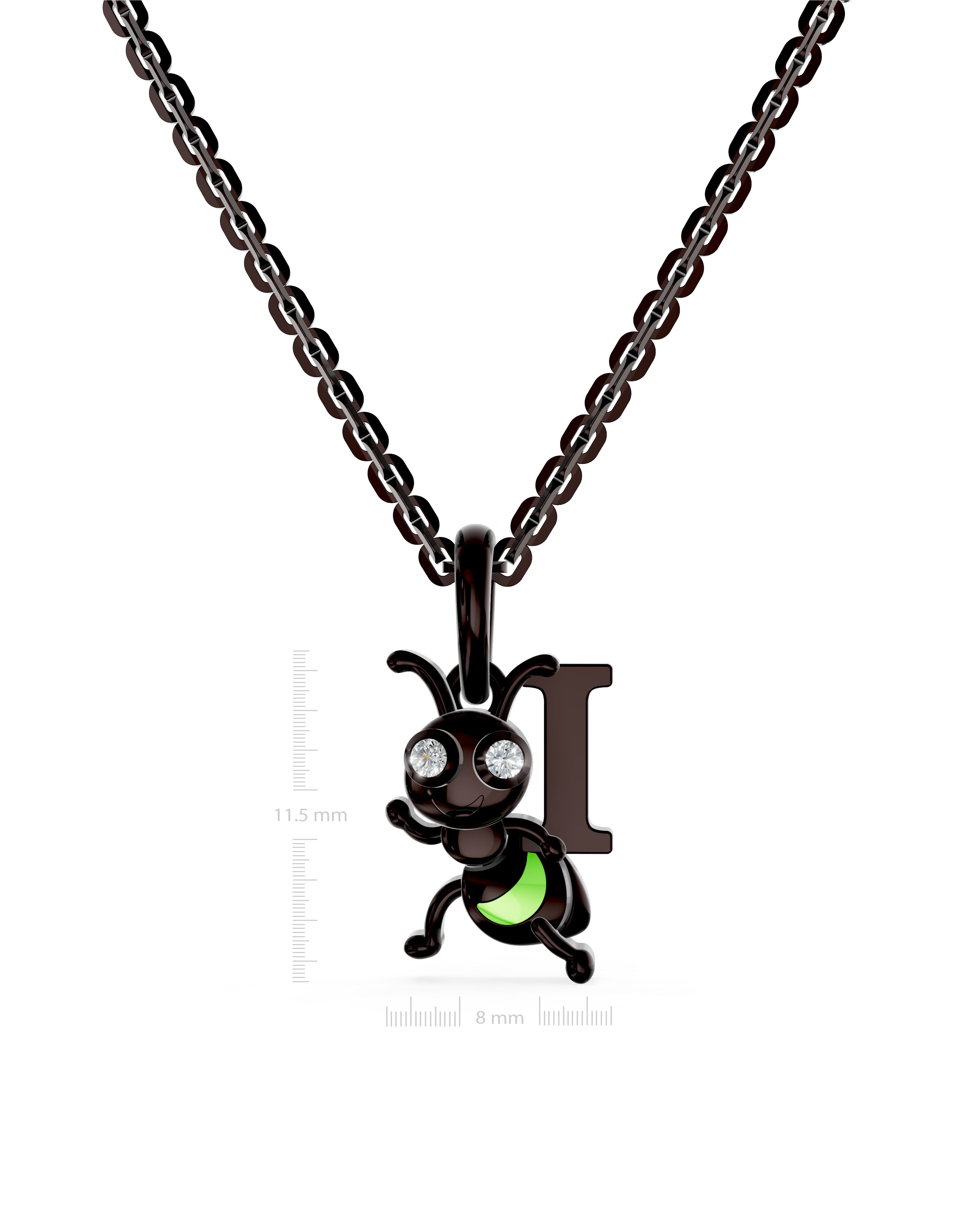 Ruthenium Plated Sterling Silver