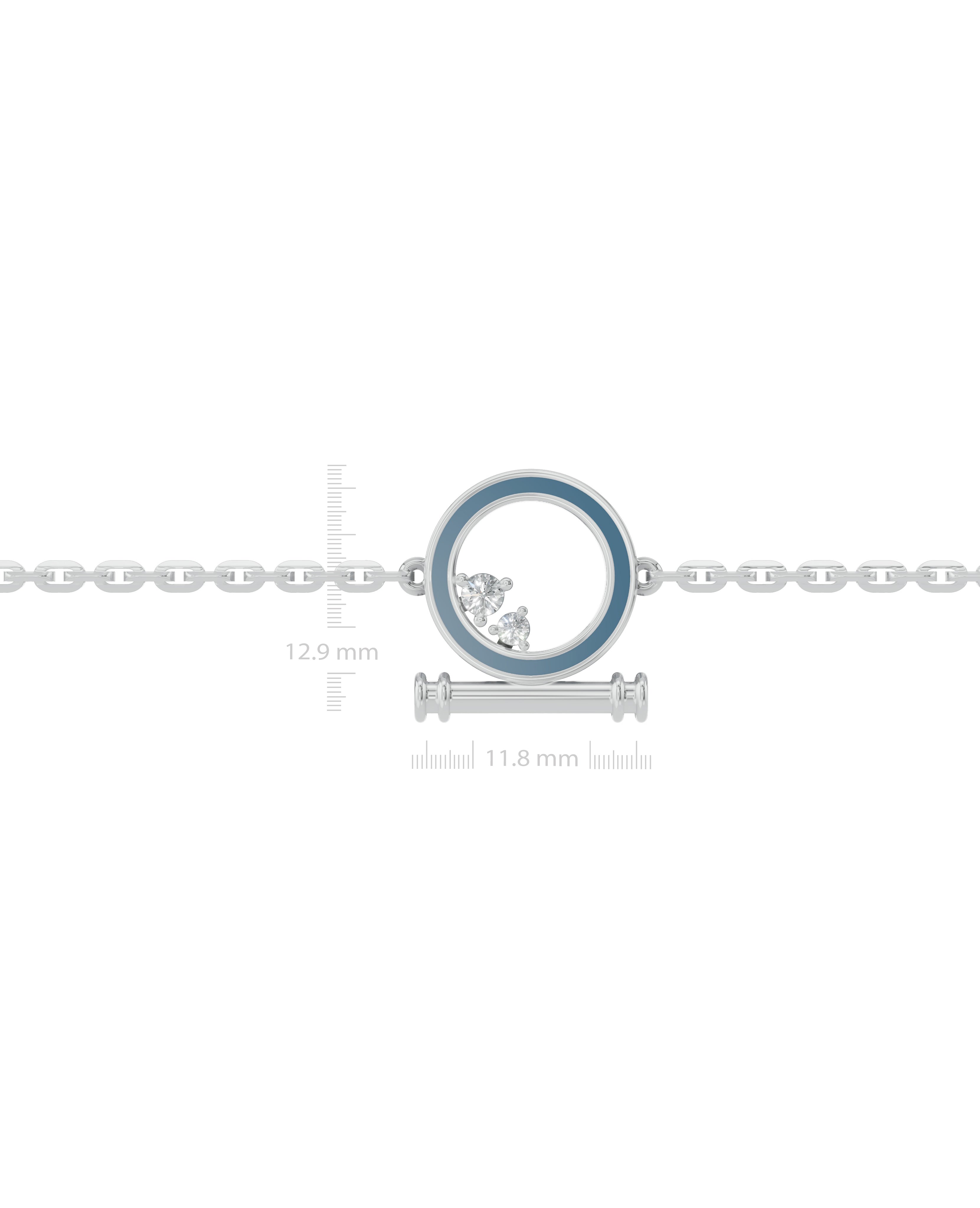 Platinized Sterling Silver