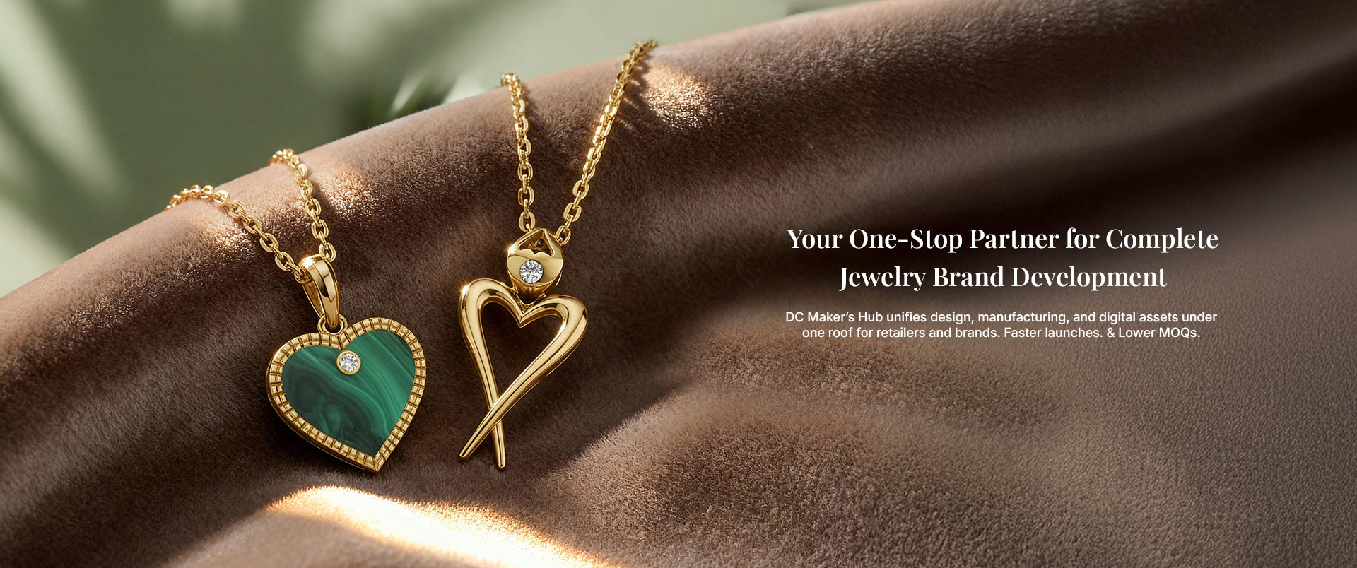 DC hero banner showing jewelry